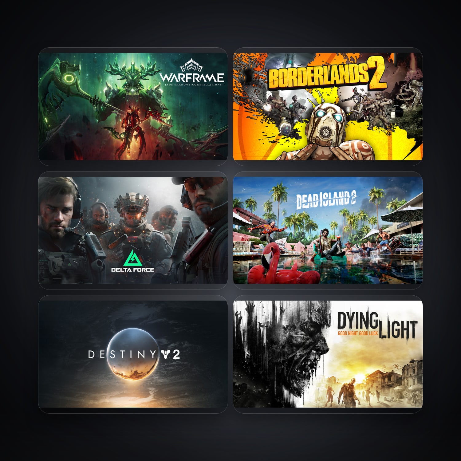 Warframe & Borderlands 2 | 159 Games — HabibiAccounts