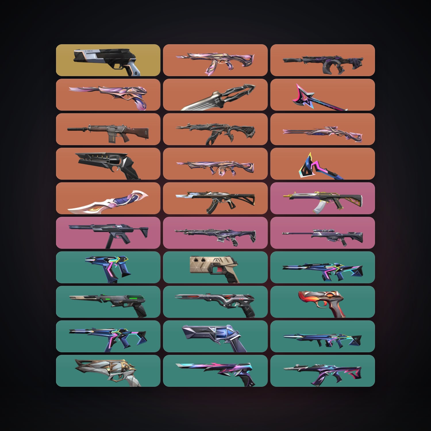 AP Ascendant 1 locker — 4 knives, 50 skins, lvl 306 — HabibiAccounts
