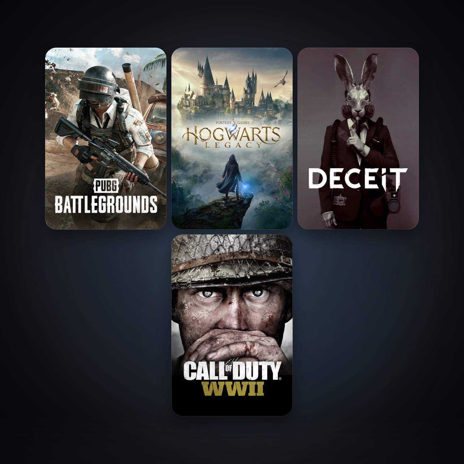 Deceit + Call of Duty: WWII, 5 games, clean — HabibiAccounts