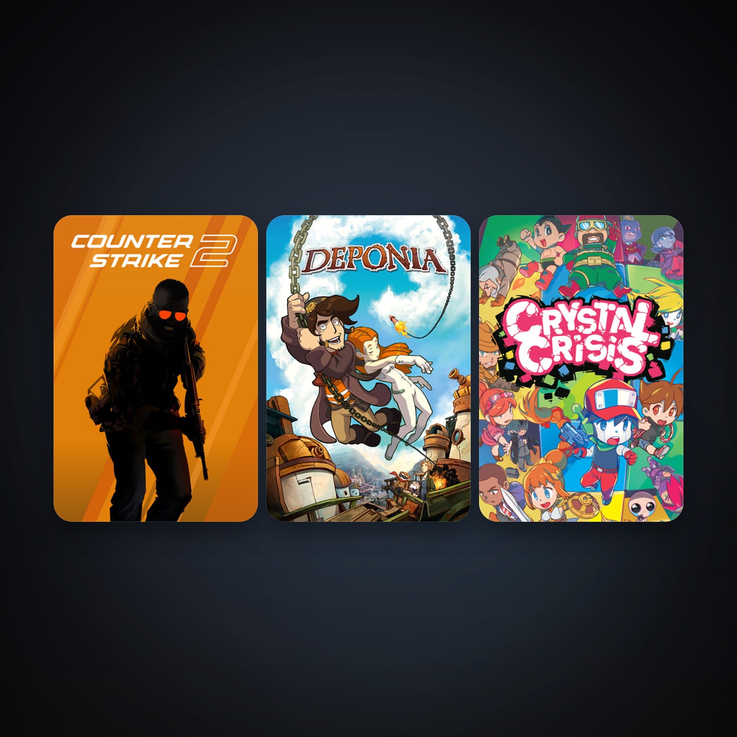 CS2 Prime + Deponia, 4 games, clean — HabibiAccounts