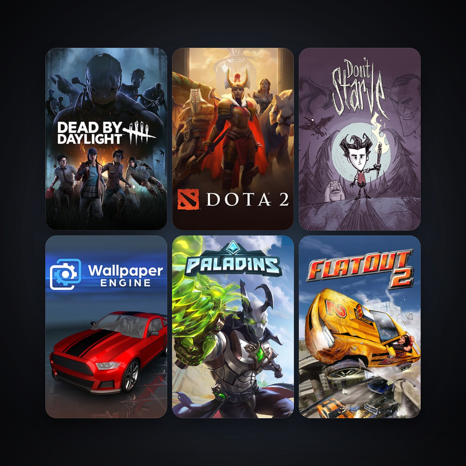Dota 2 + FlatOut 2, 11 games, Steam 11, clean — HabibiAccounts