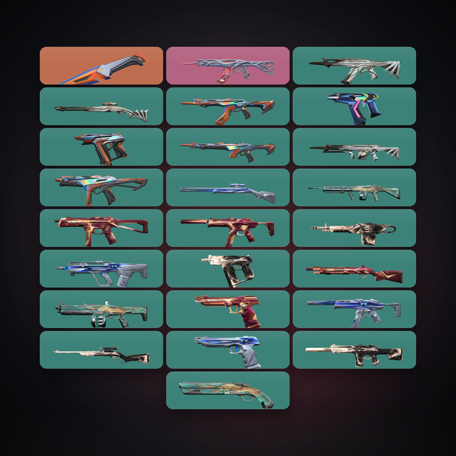 LA Silver 2 locker — 1 knives, 26 skins, lvl 81 — HabibiAccounts