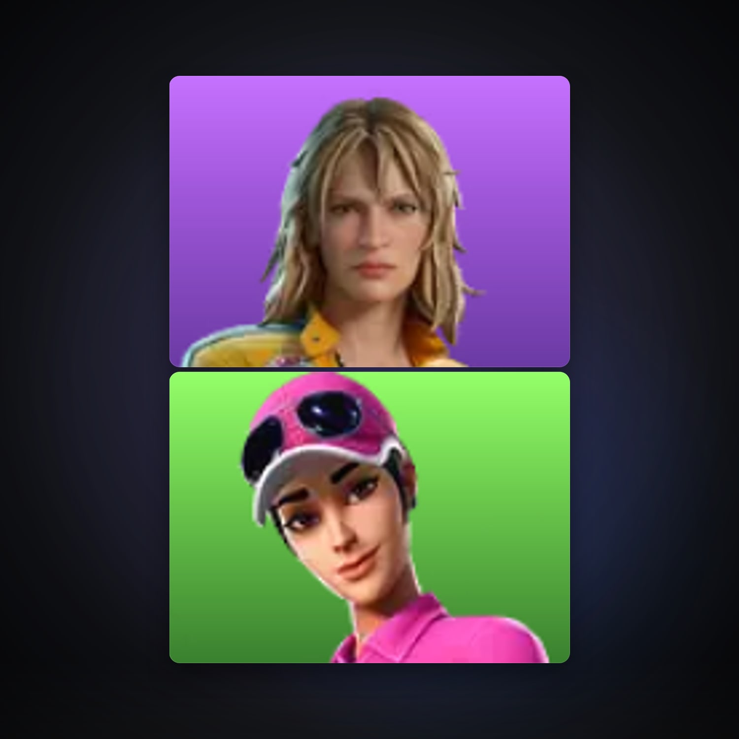 Fortnite locker — 2 skins — 400 V-Bucks — lvl 18 — HabibiAccounts