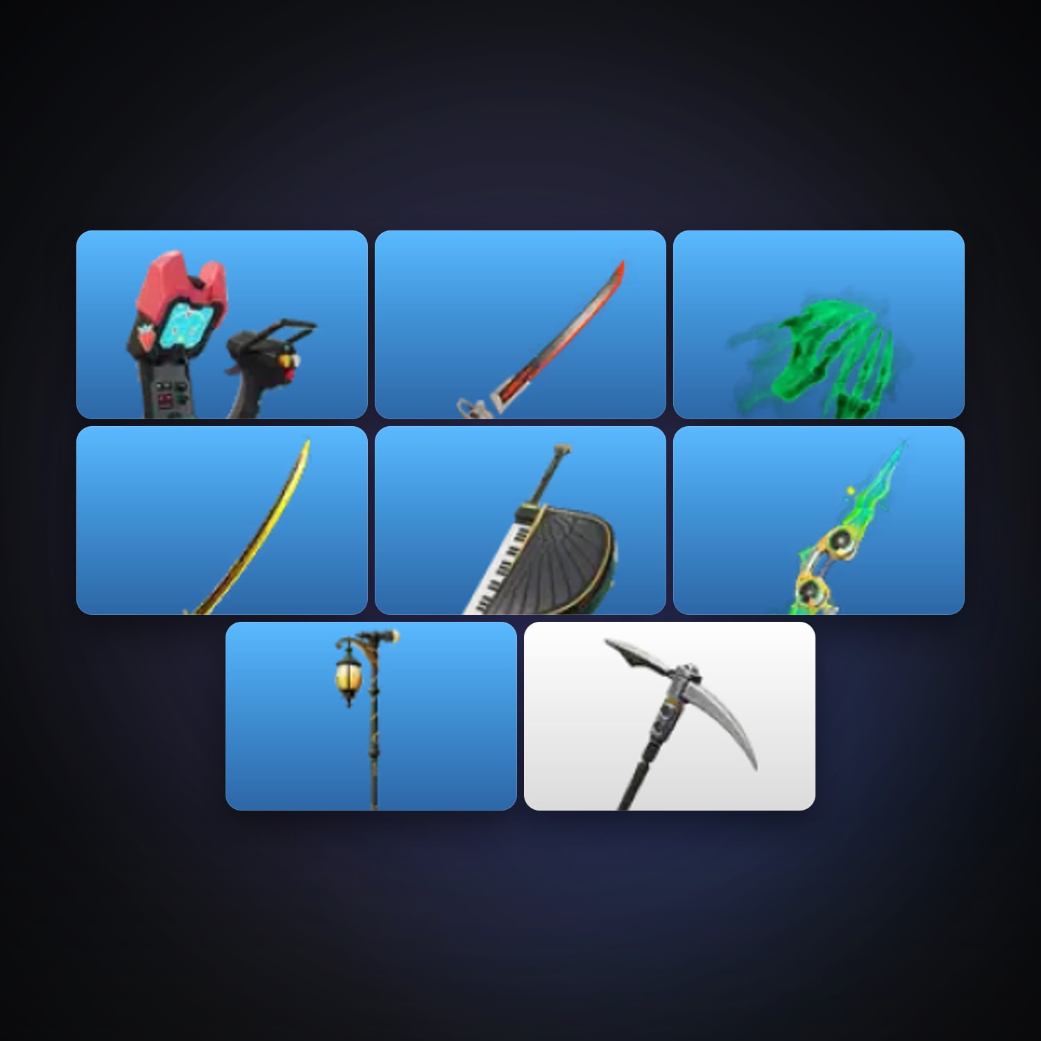 Fortnite locker — lvl 47 — HabibiAccounts