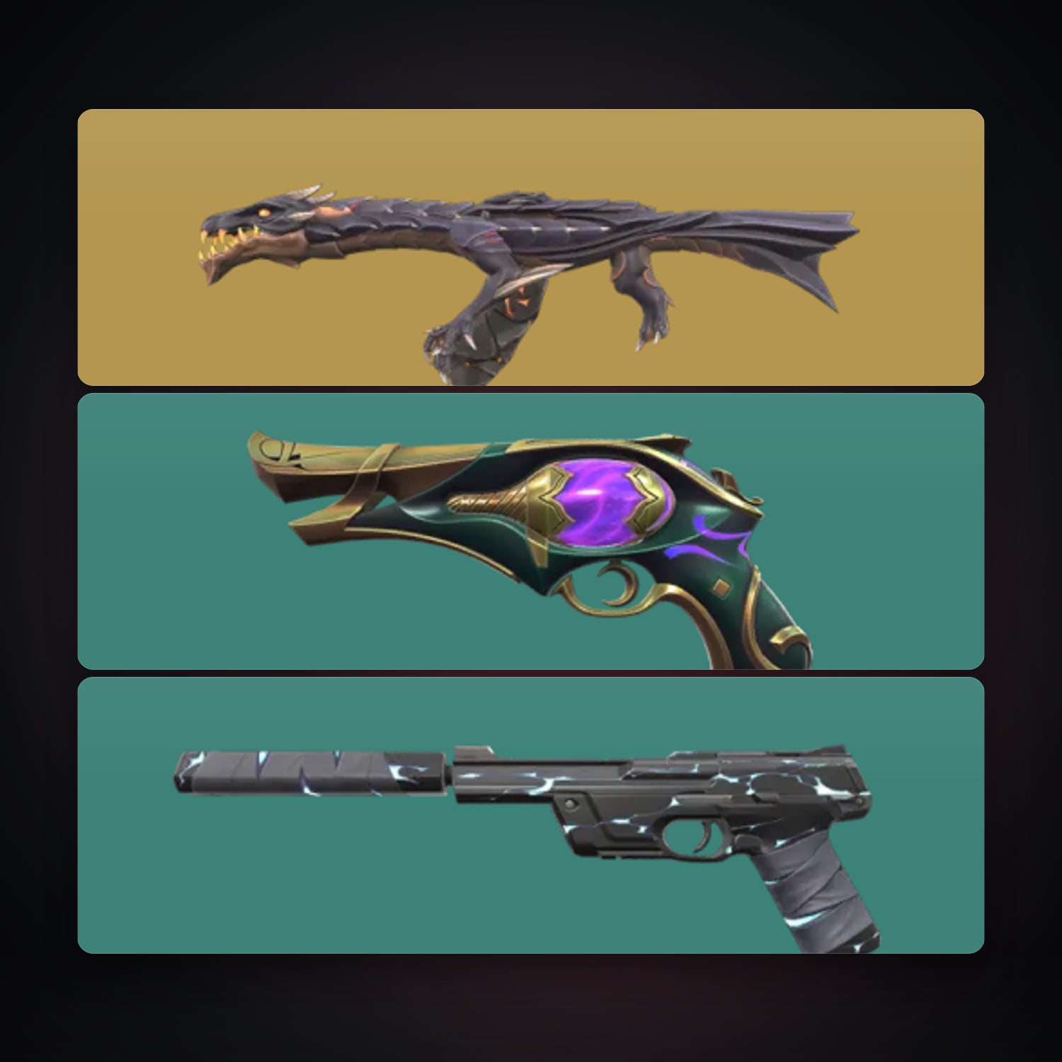 NA Silver 2 locker — 3 skins, lvl 95 — HabibiAccounts