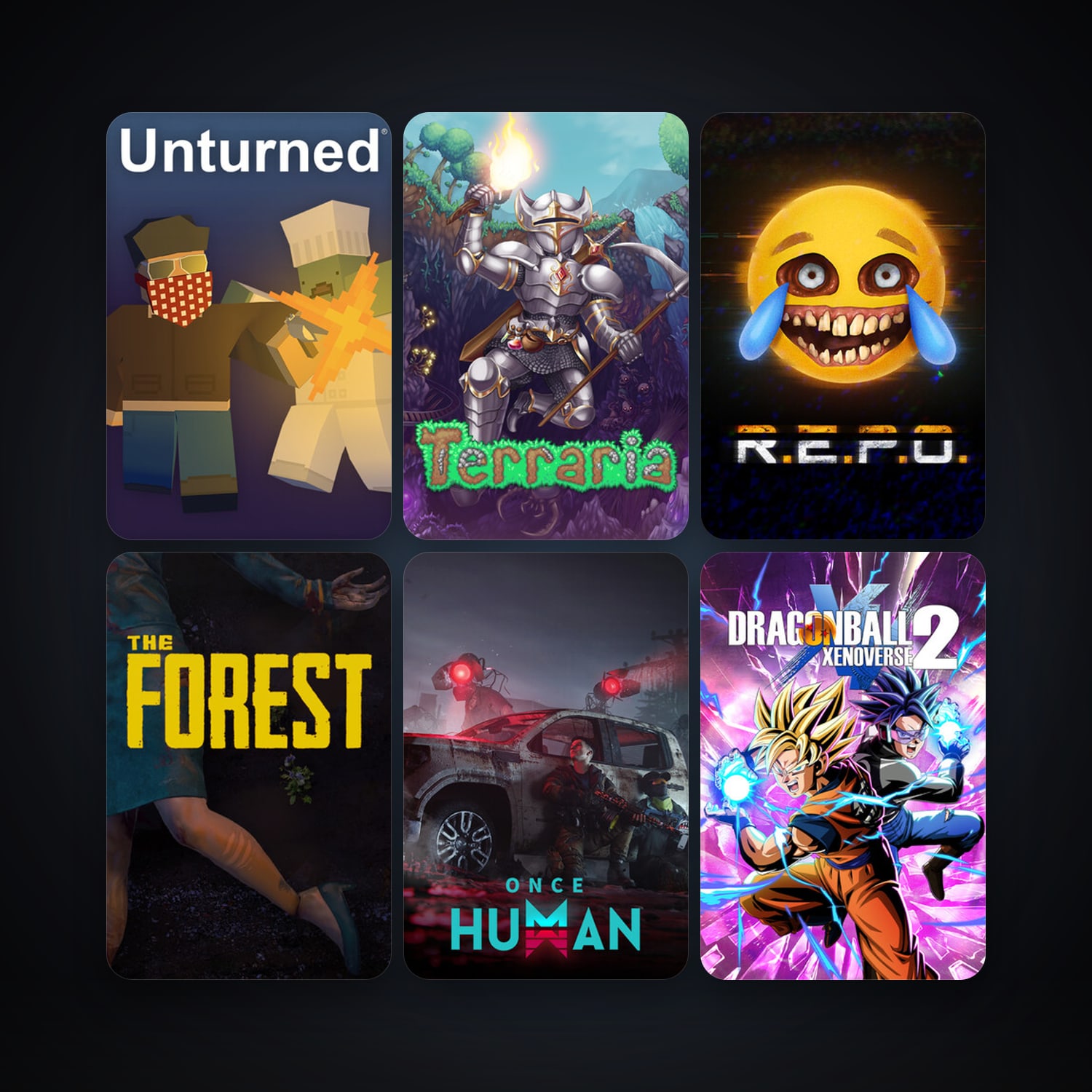 Terraria + The Forest, 12 games, clean — HabibiAccounts