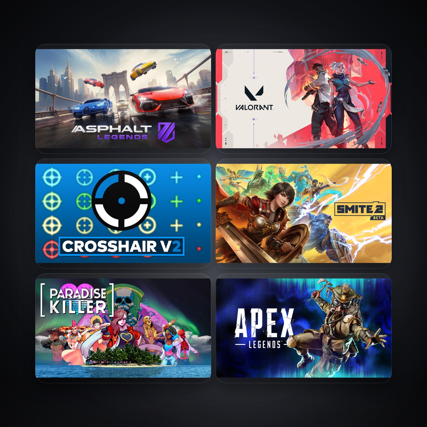 Epic Asphalt Legends Unite + VALORANT — IN — 55 games — HabibiAccounts