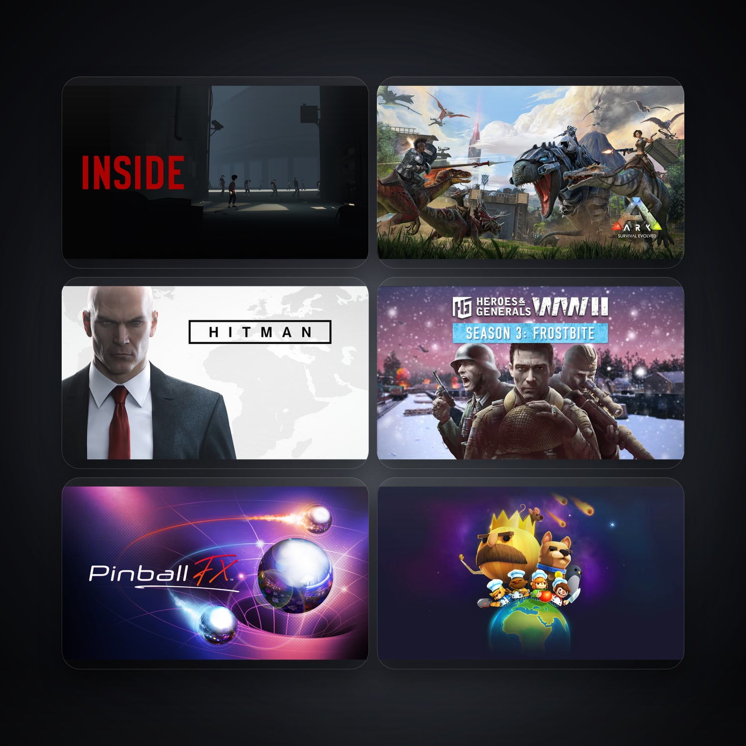 Epic Inside + ARK: Survival Evolved — MY — 37 games — HabibiAccounts