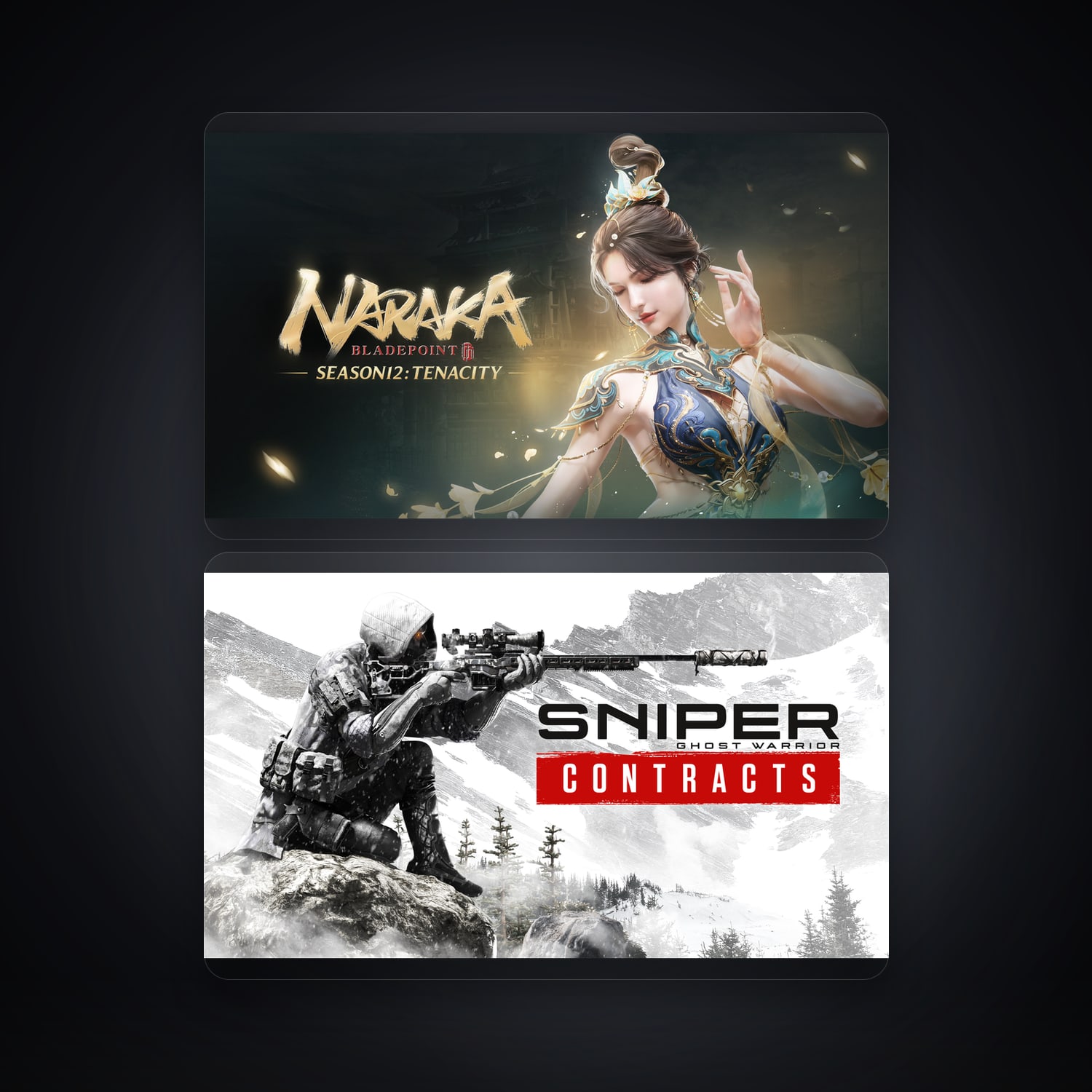 Epic NARAKA: BLADEPOINT + Sniper Ghost Warrior Contracts — IQ — HabibiAccounts