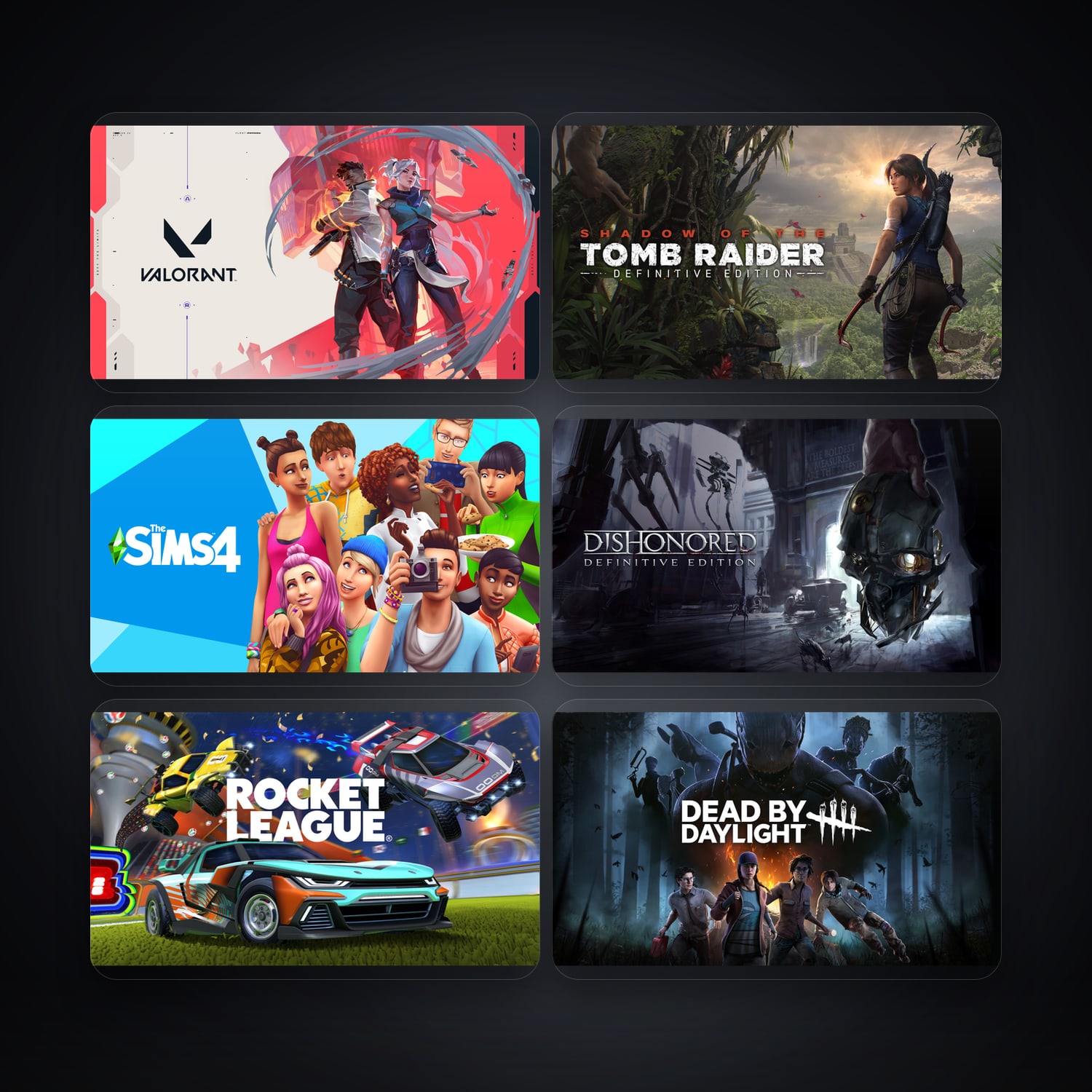 Epic VALORANT + Shadow of the Tomb Raider: Definitive Edition — TH — 133 games — HabibiAccounts