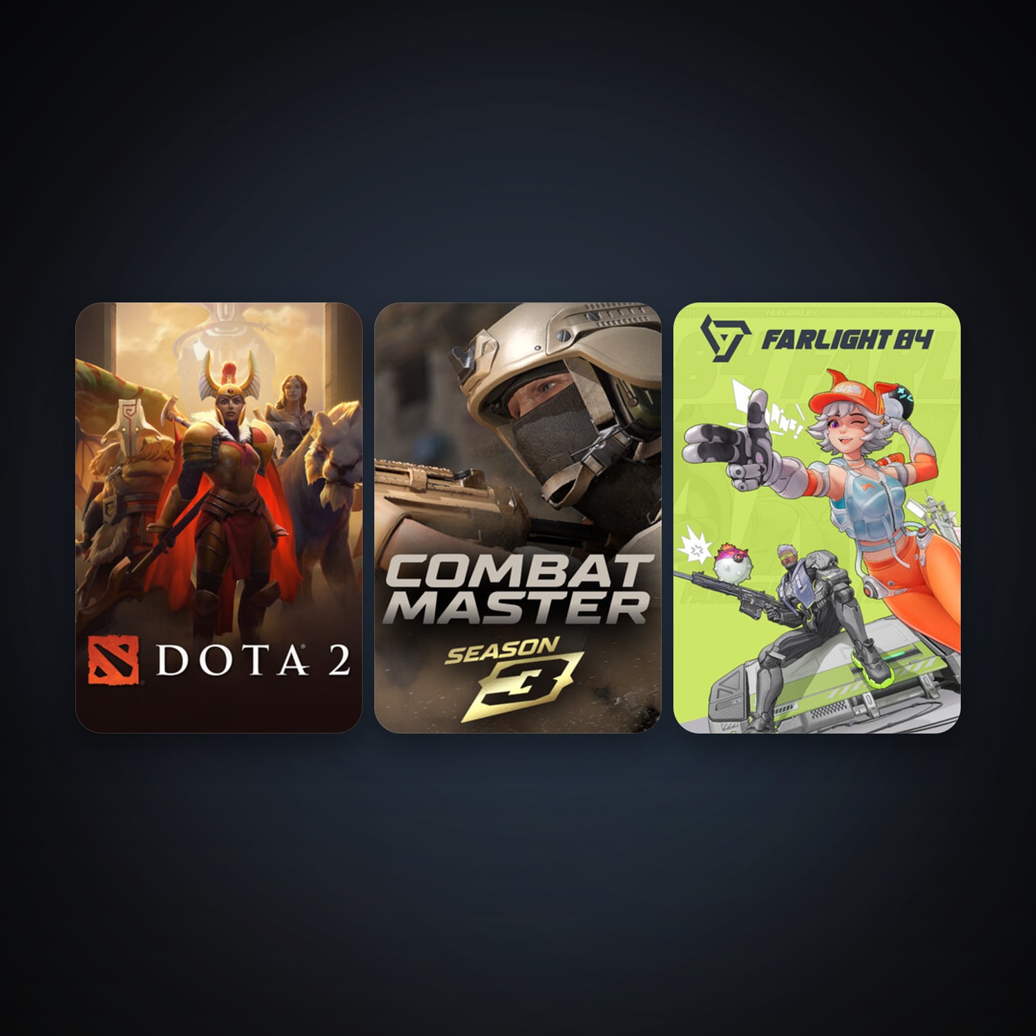 Dota 2 + Farlight 84, 6 games, clean — HabibiAccounts