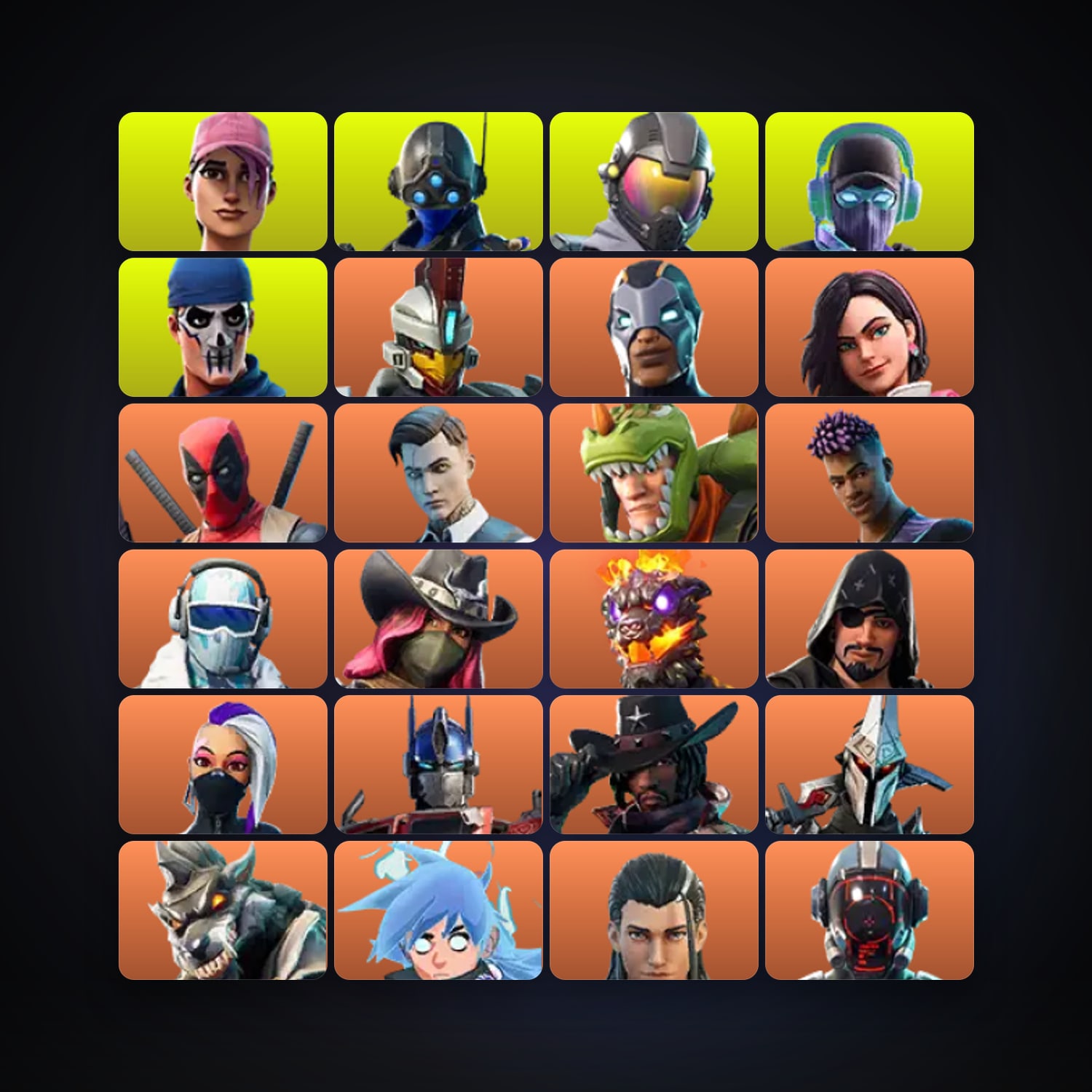 Fortnite locker — 199 skins — 450 V-Bucks — lvl 3016 — HabibiAccounts