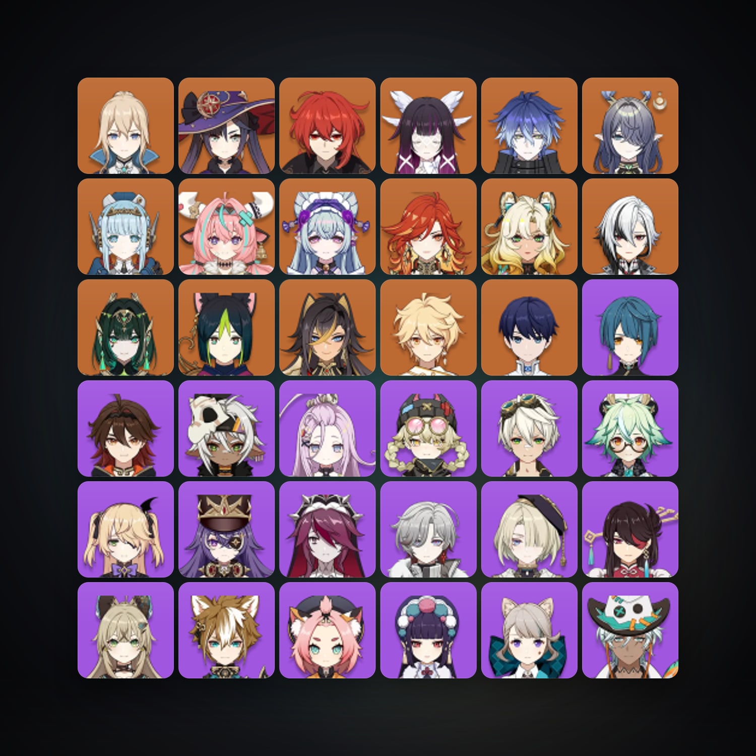 Genshin Impact | AR 59 | 60 Chars | 15× 5★ — Genshin / miHoYo Account — HabibiAccounts