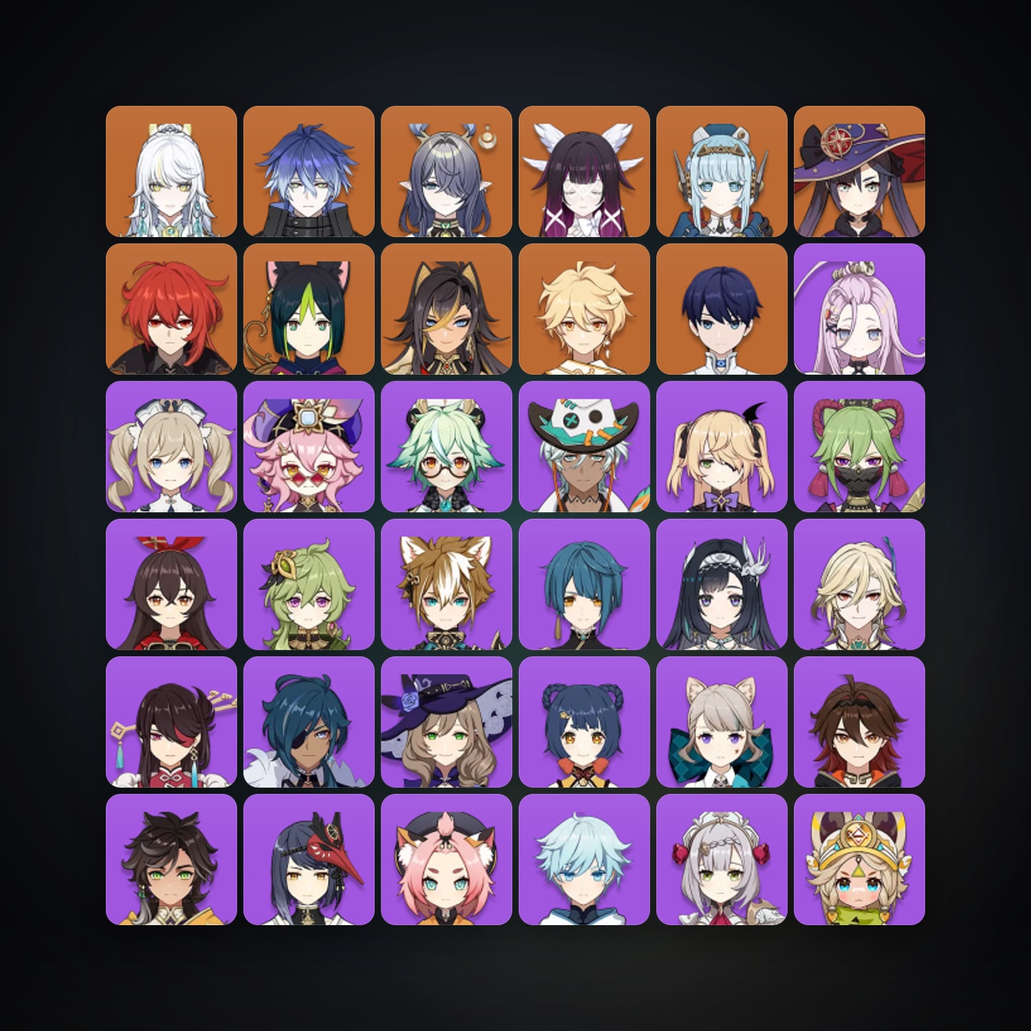 Genshin Impact | AR 55 | 41 Chars | 9× 5★ — Genshin / miHoYo Account — HabibiAccounts