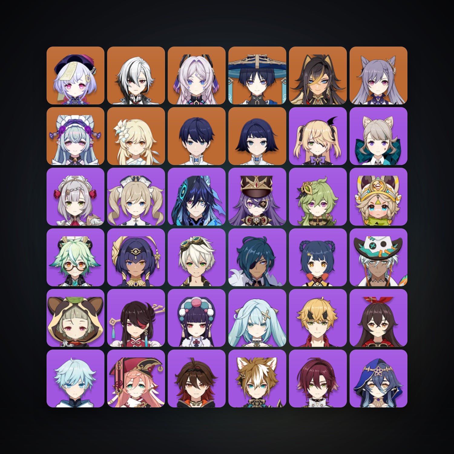 Genshin Impact | AR 42 | 40 Chars | 7× 5★ — Genshin / miHoYo Account — HabibiAccounts