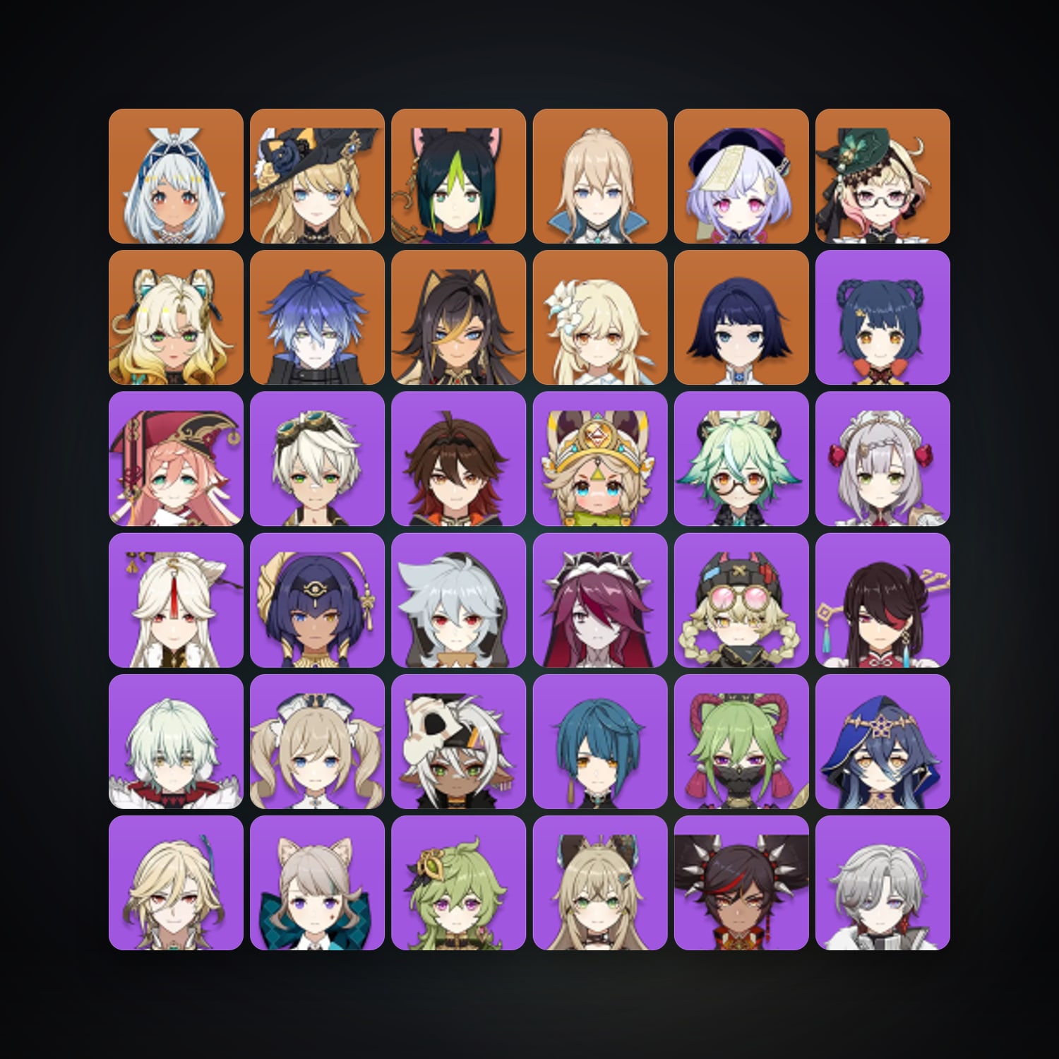 Genshin Impact | AR 55 | 49 Chars | 9× 5★ — HabibiAccounts