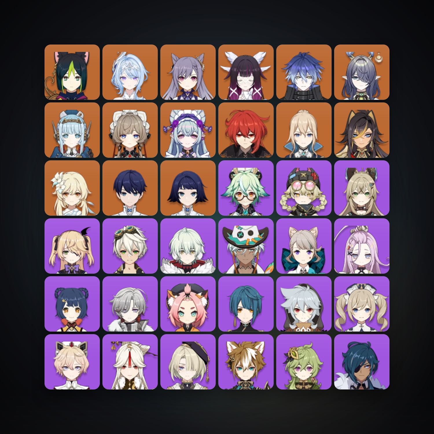 Genshin Impact | AR 57 | 53 Chars | 12× 5★ — Genshin / miHoYo Account — HabibiAccounts