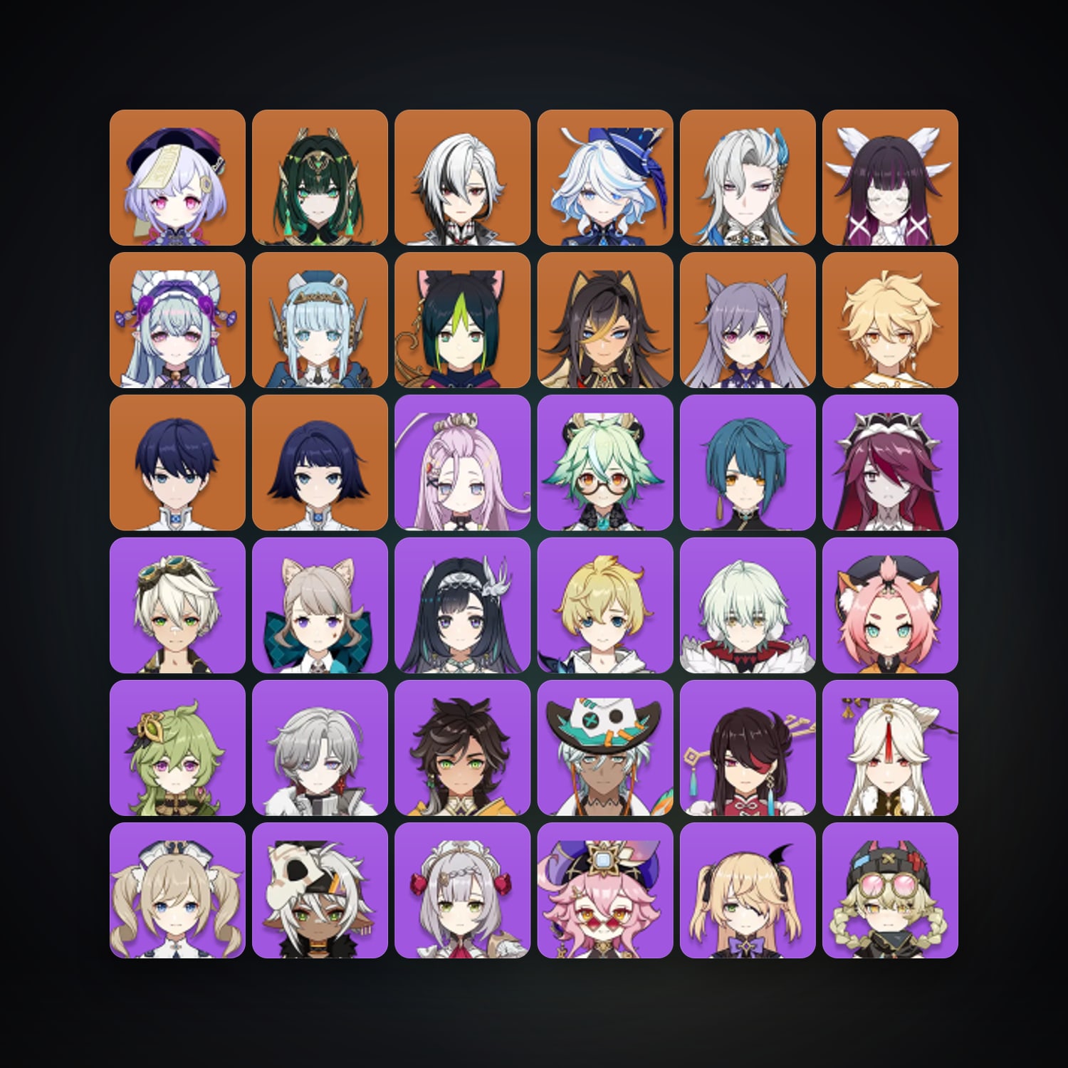 جينشن إمباكت | AR 56 | 48 شخصية | 11× 5★ — HabibiAccounts