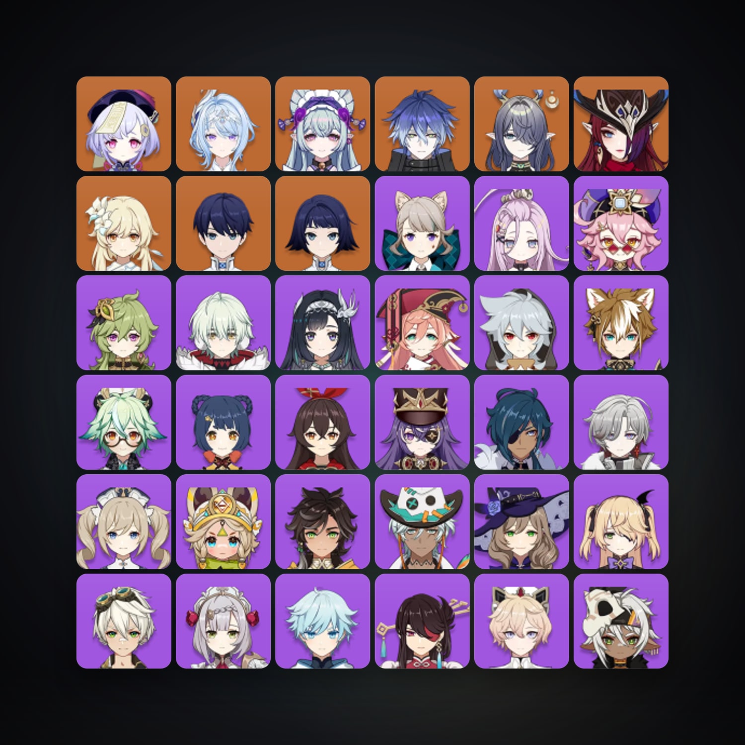 Genshin Impact | AR 50 | 39 Chars | 6× 5★ — HabibiAccounts
