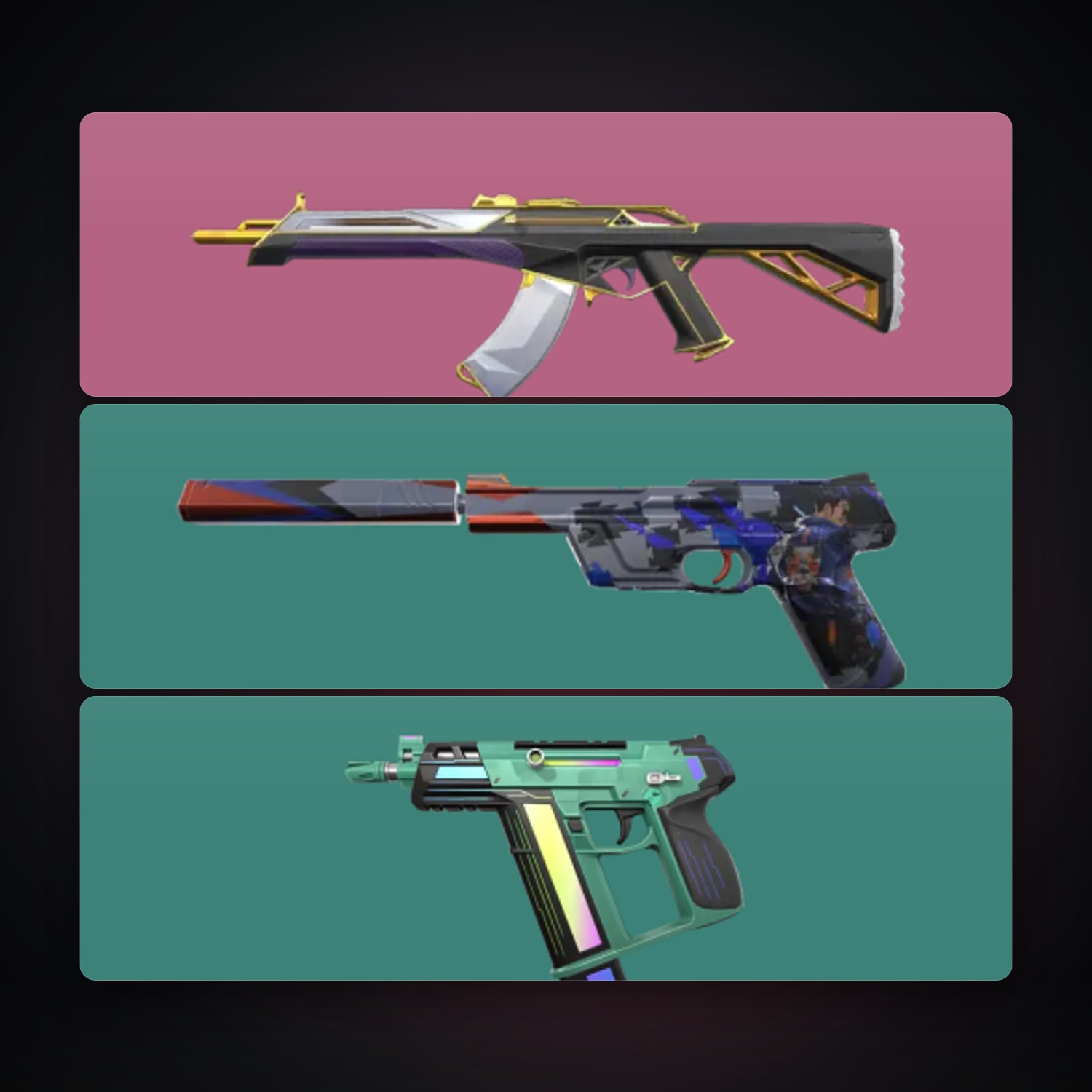 AP Silver 2 locker — 3 skins, lvl 84 — HabibiAccounts
