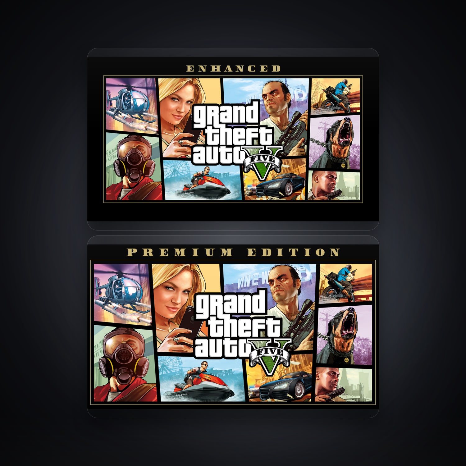 Epic Grand Theft Auto V Enhanced + Grand Theft Auto V — ID — HabibiAccounts