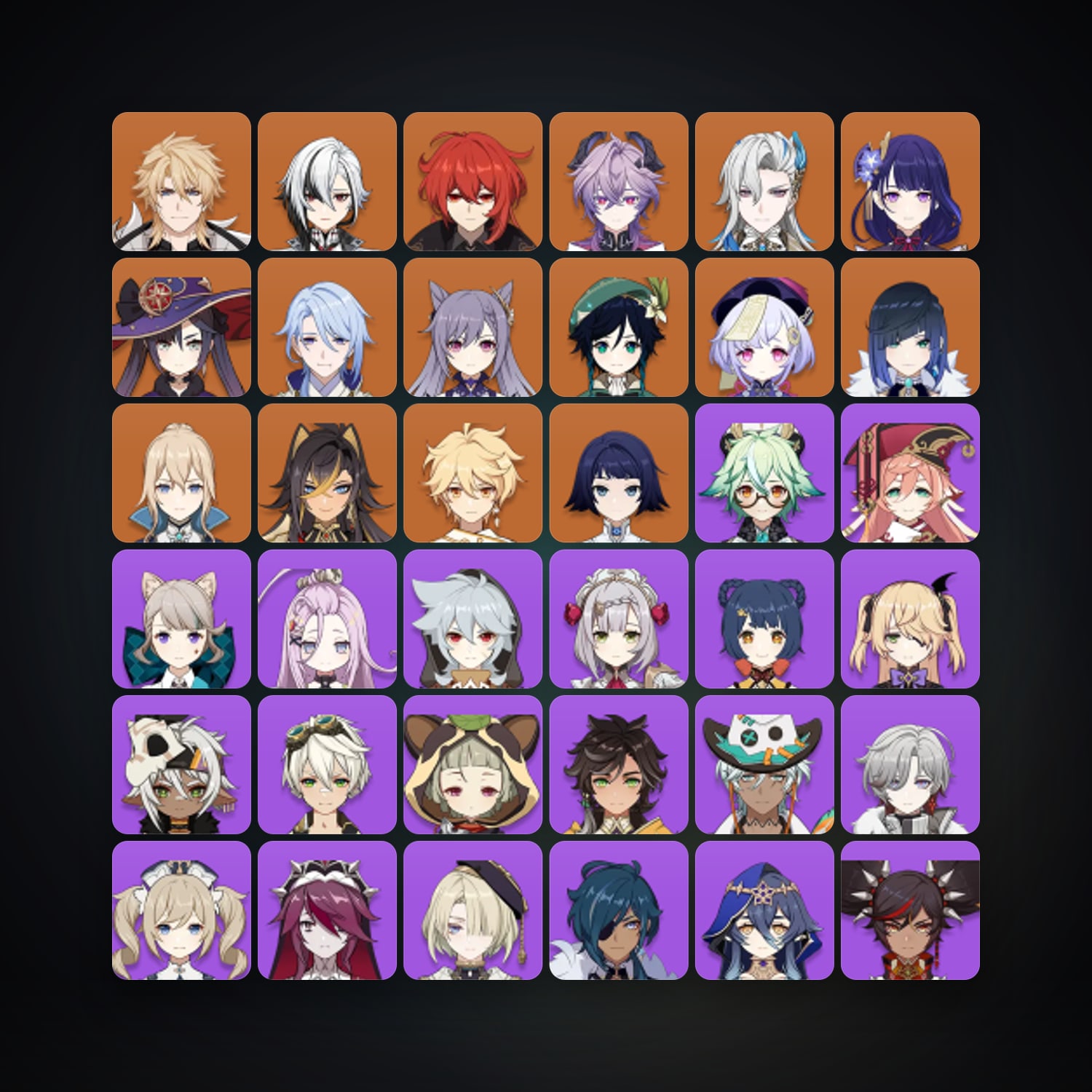 Genshin Impact | AR 57 | 62 Chars | 14× 5★ — Genshin / miHoYo Account · 259383356 — HabibiAccounts