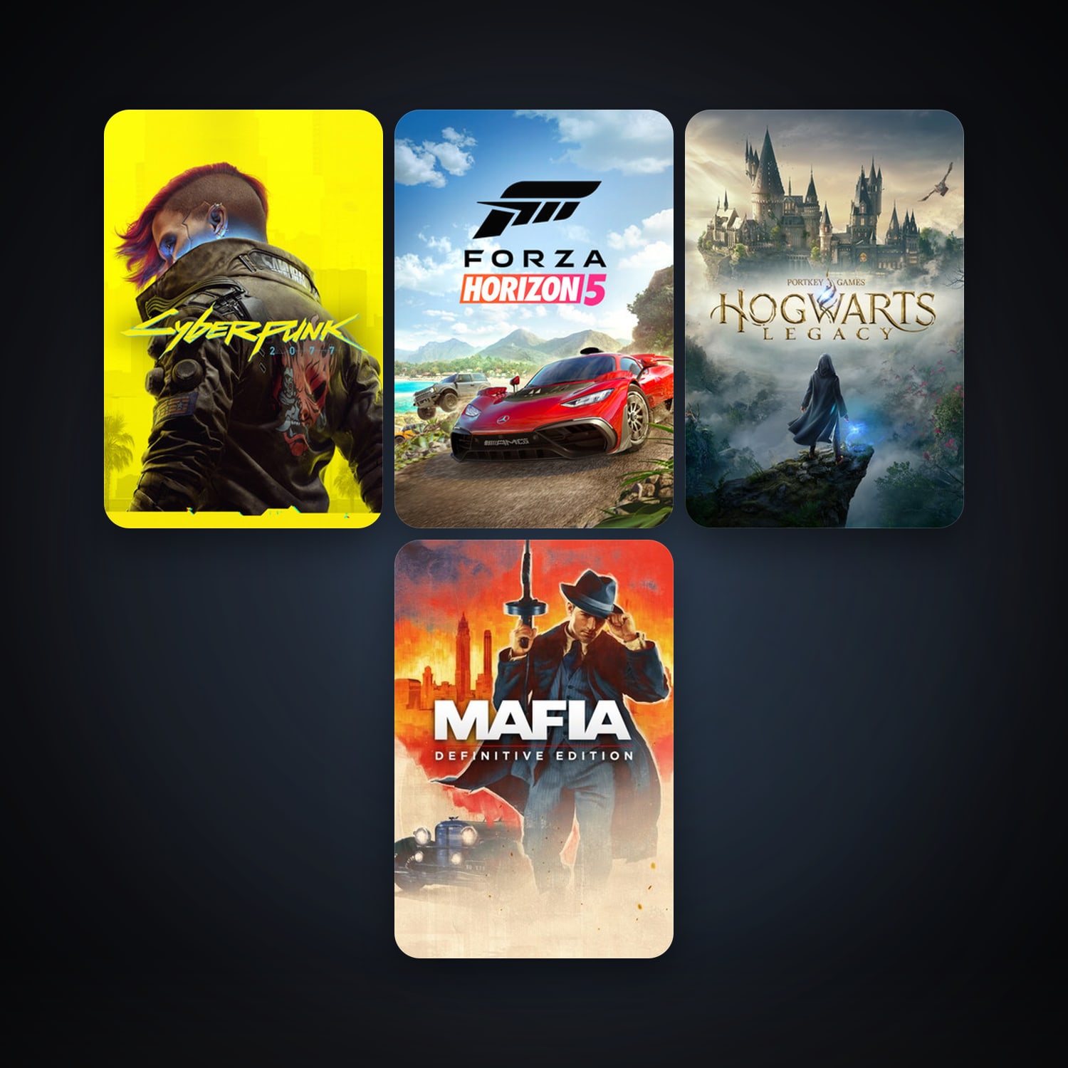 Hogwarts Legacy + Mafia: Definitive Edition, 7 games, clean — HabibiAccounts