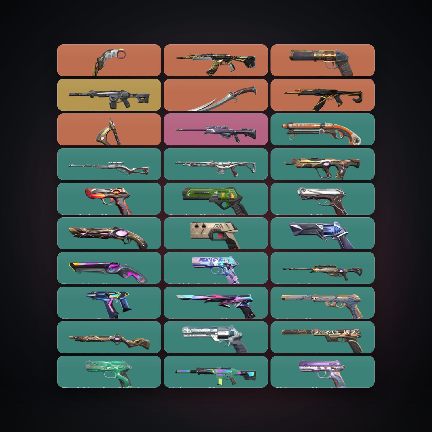 AP Plat 2 locker — 3 knives, 65 skins, lvl 477 — HabibiAccounts