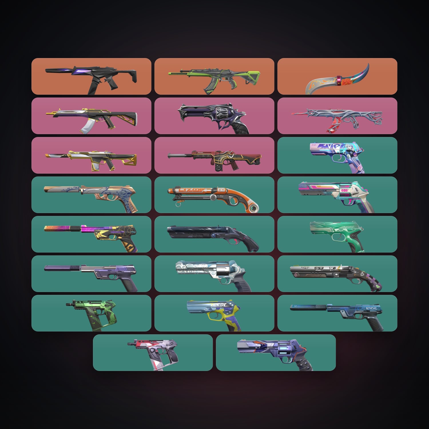 AP Silver 3 locker — 1 knives, 23 skins, lvl 274 — HabibiAccounts