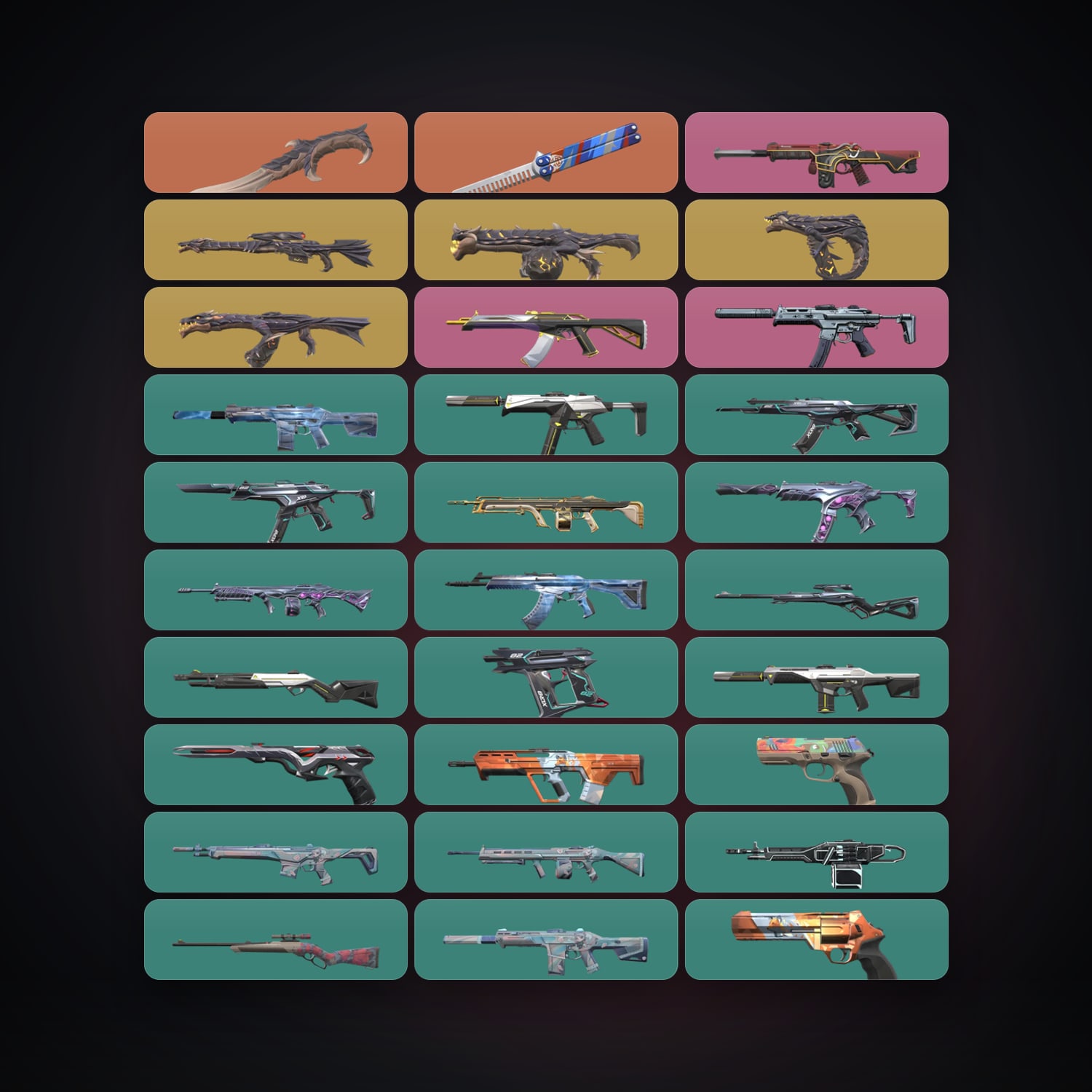 EU Silver 3 locker — 2 knives, 42 skins, lvl 63 — HabibiAccounts