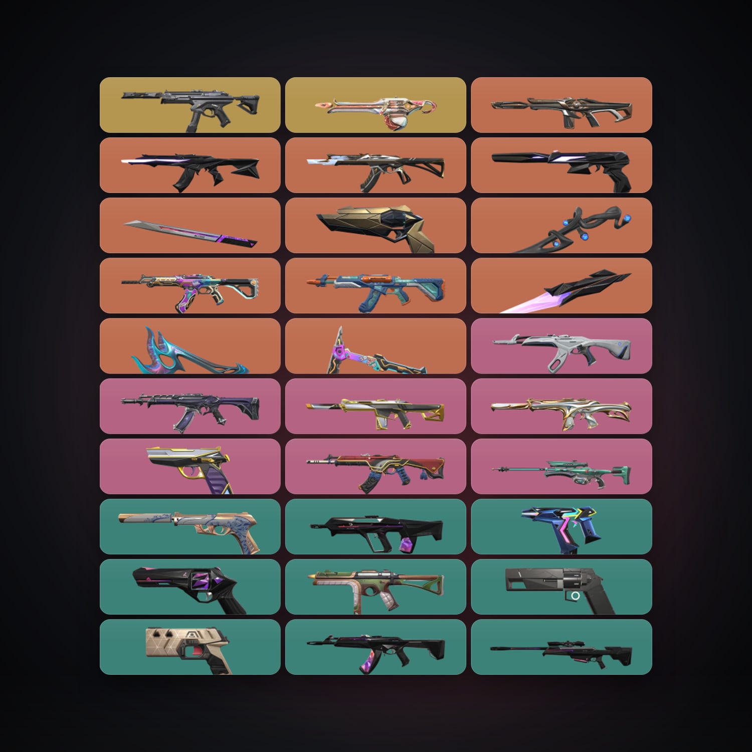 NA Gold 3 locker — 5 knives, 74 skins, lvl 428 — HabibiAccounts