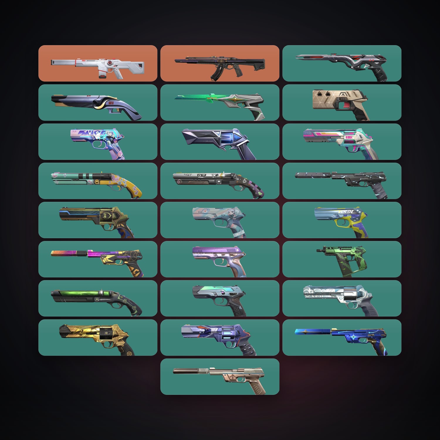 LA Gold 3 locker — 25 skins, lvl 450 — HabibiAccounts