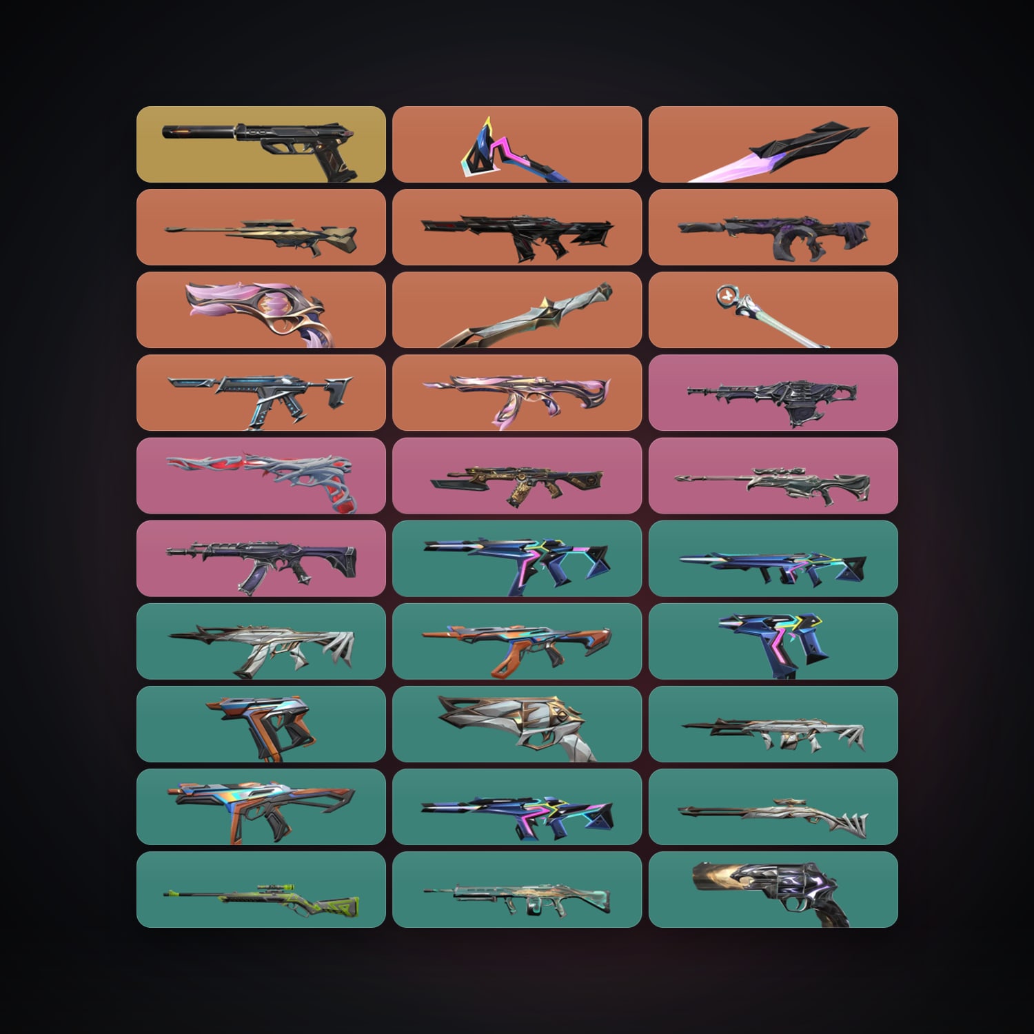 EU Silver 3 locker — 4 knives, 48 skins, lvl 77 — HabibiAccounts