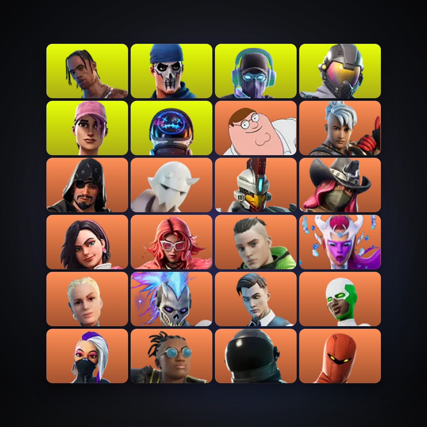 Peter Griffin — Ronin — 225 skins — 2.5K V-Bucks — lvl 1546 — HabibiAccounts