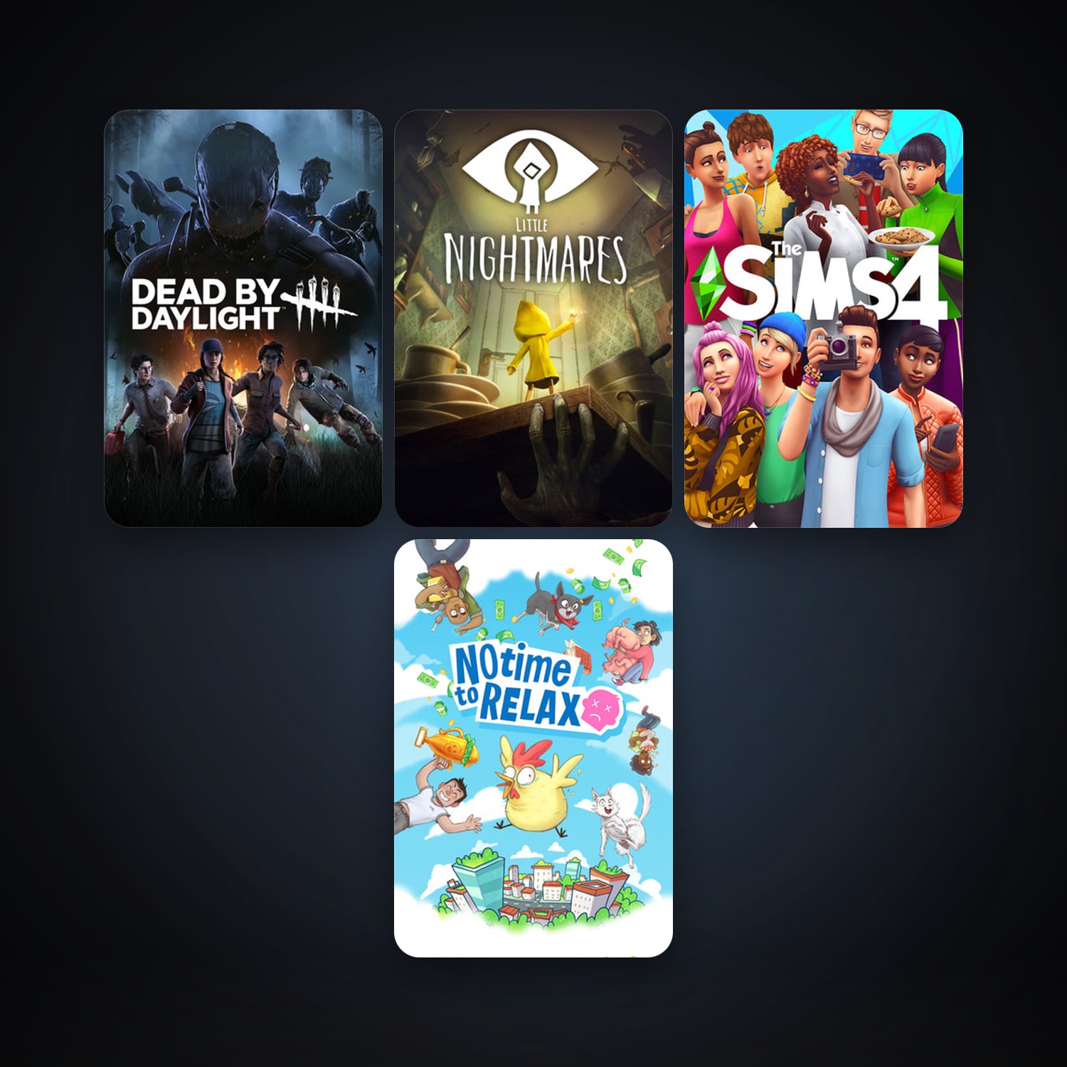 Dead by Daylight + Little Nightmares, 6 games, clean — HabibiAccounts