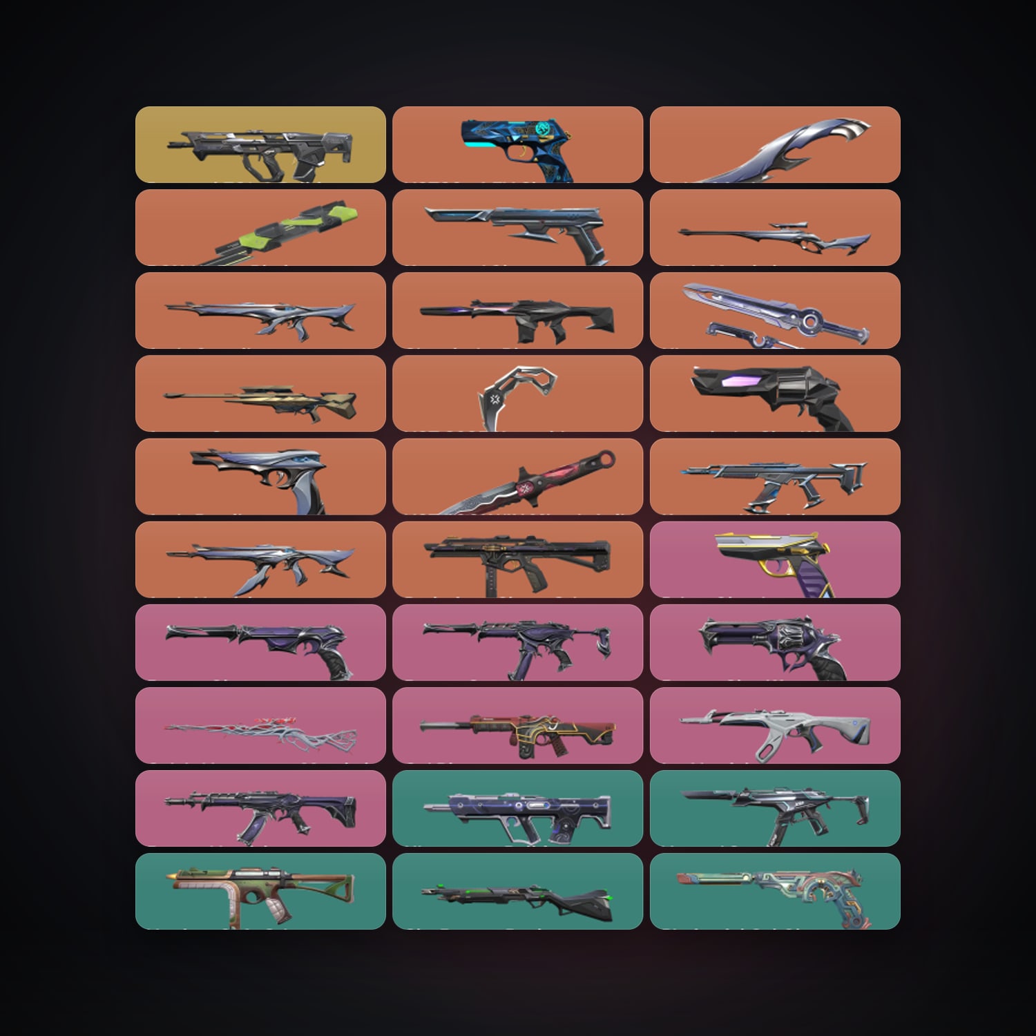 NA Bronze 3 locker — 5 knives, 86 skins, lvl 71 — HabibiAccounts