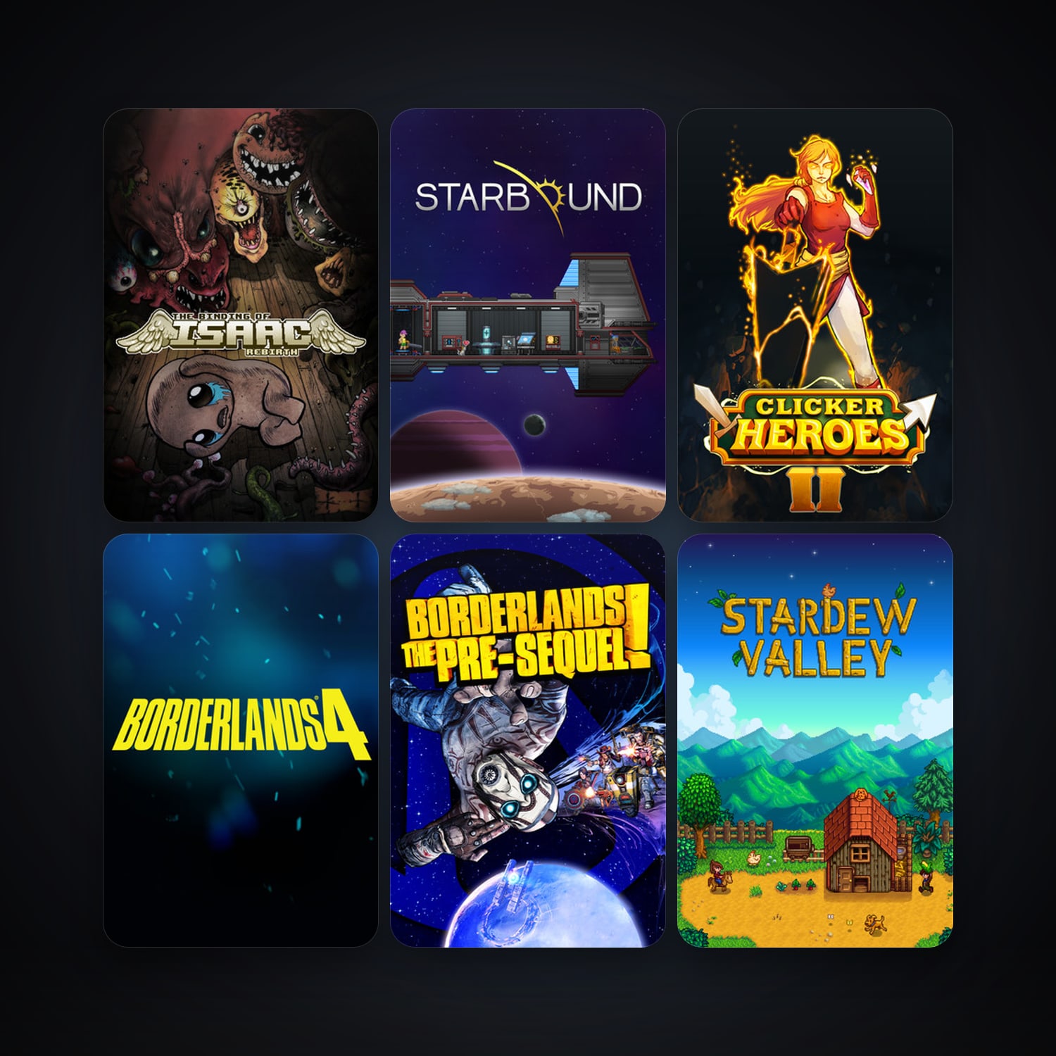 Borderlands + World of Goo, 82 games, Steam 11, clean — HabibiAccounts