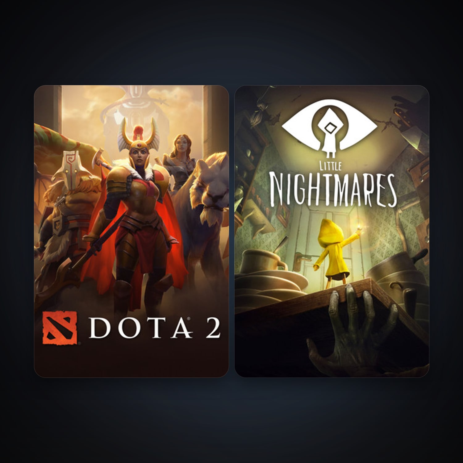 Dota 2 + Little Nightmares, 3 games, clean — HabibiAccounts