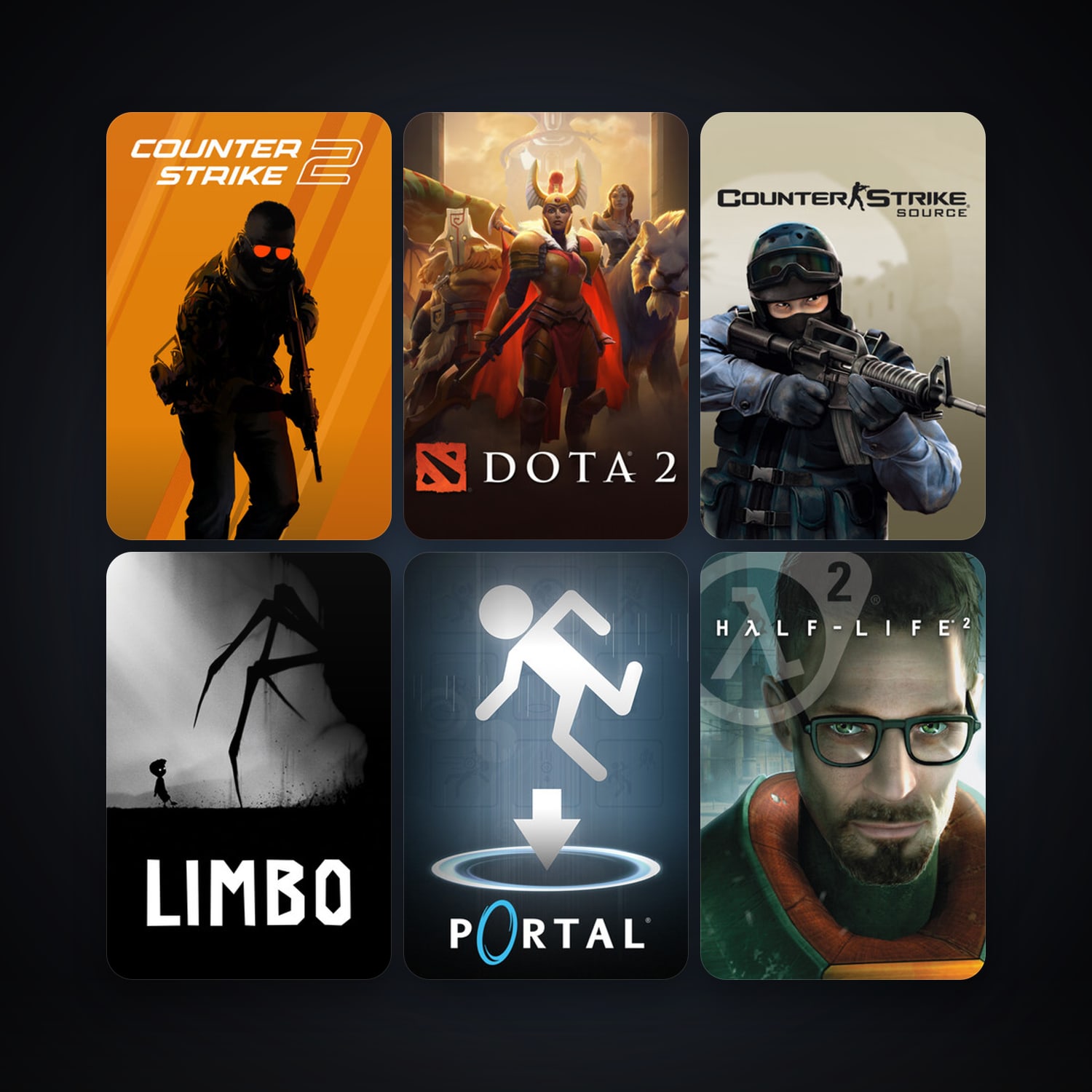 Half-Life 2 + Counter-Strike: Source, 50 games, Steam 11, clean — HabibiAccounts