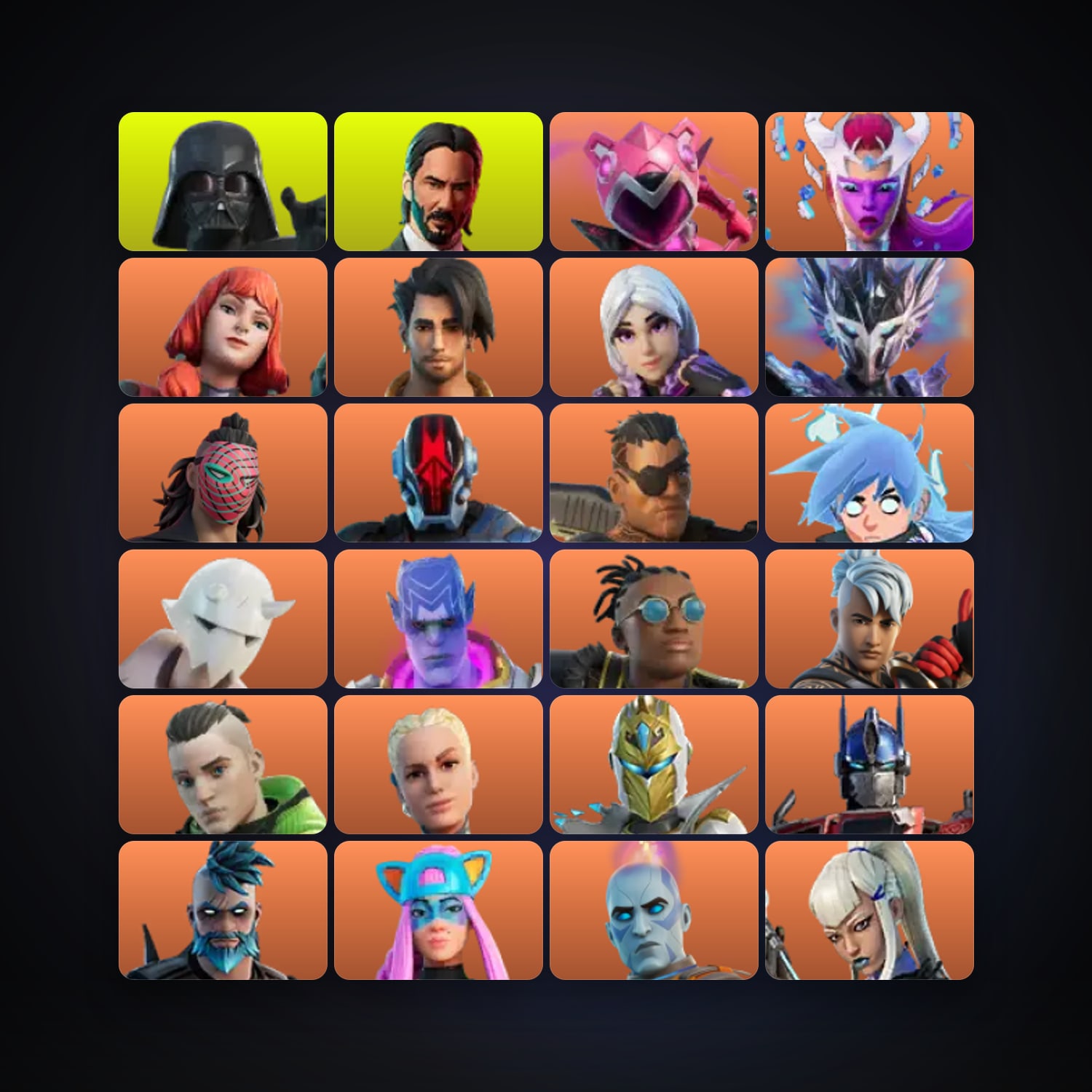 Fortnite locker — 230 skins — 600 V-Bucks — lvl 2188 — HabibiAccounts