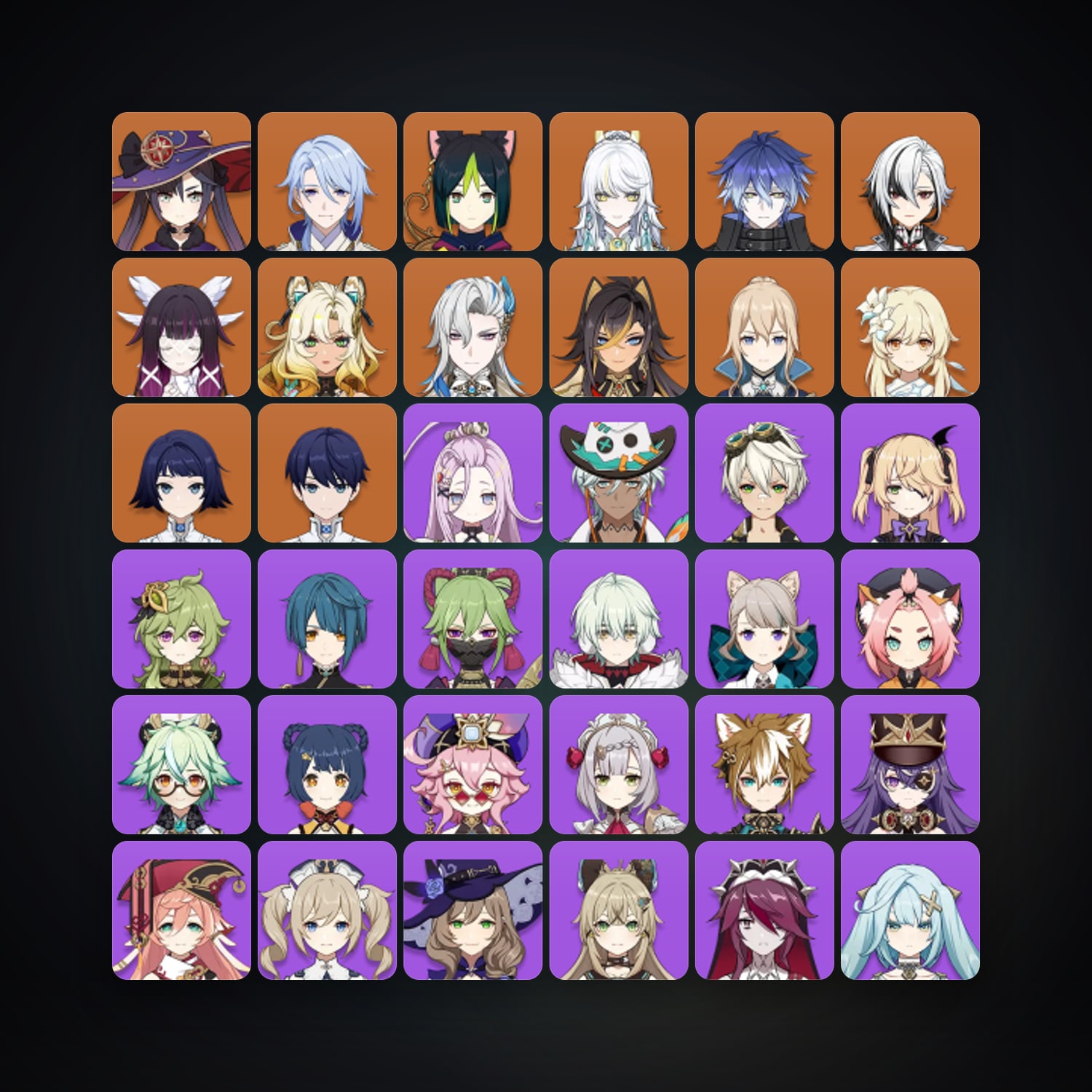 جينشن إمباكت | AR 56 | 53 شخصية | 11× 5★ — HabibiAccounts