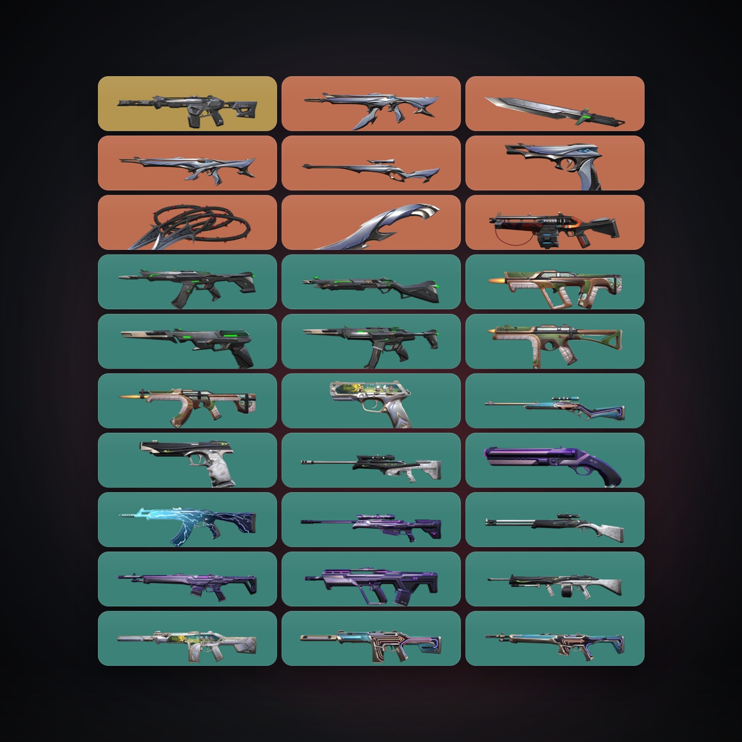 NA Iron 2 locker — 3 knives, 32 skins, lvl 47 — HabibiAccounts