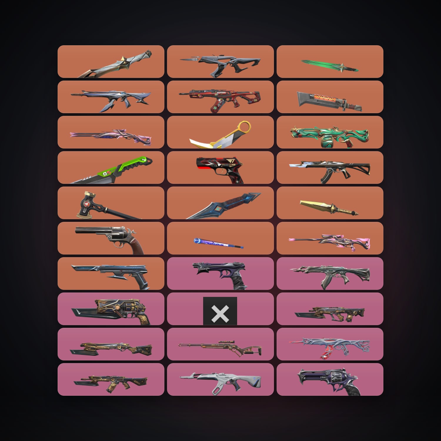 EU Ascendant 2 locker — 9 knives, 129 skins, lvl 486 — HabibiAccounts