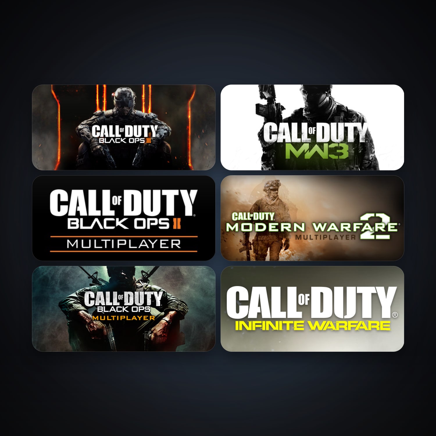Call of Duty: Modern Warfare 2 (2009) + Call of Duty: Modern Warfare 2 - Multiplayer (2009), 19 games, Steam 10, clean — HabibiAccounts