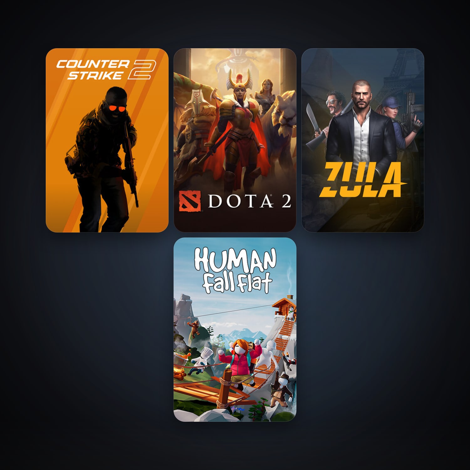Dota 2 + CS2 Prime, 5 games, clean — HabibiAccounts