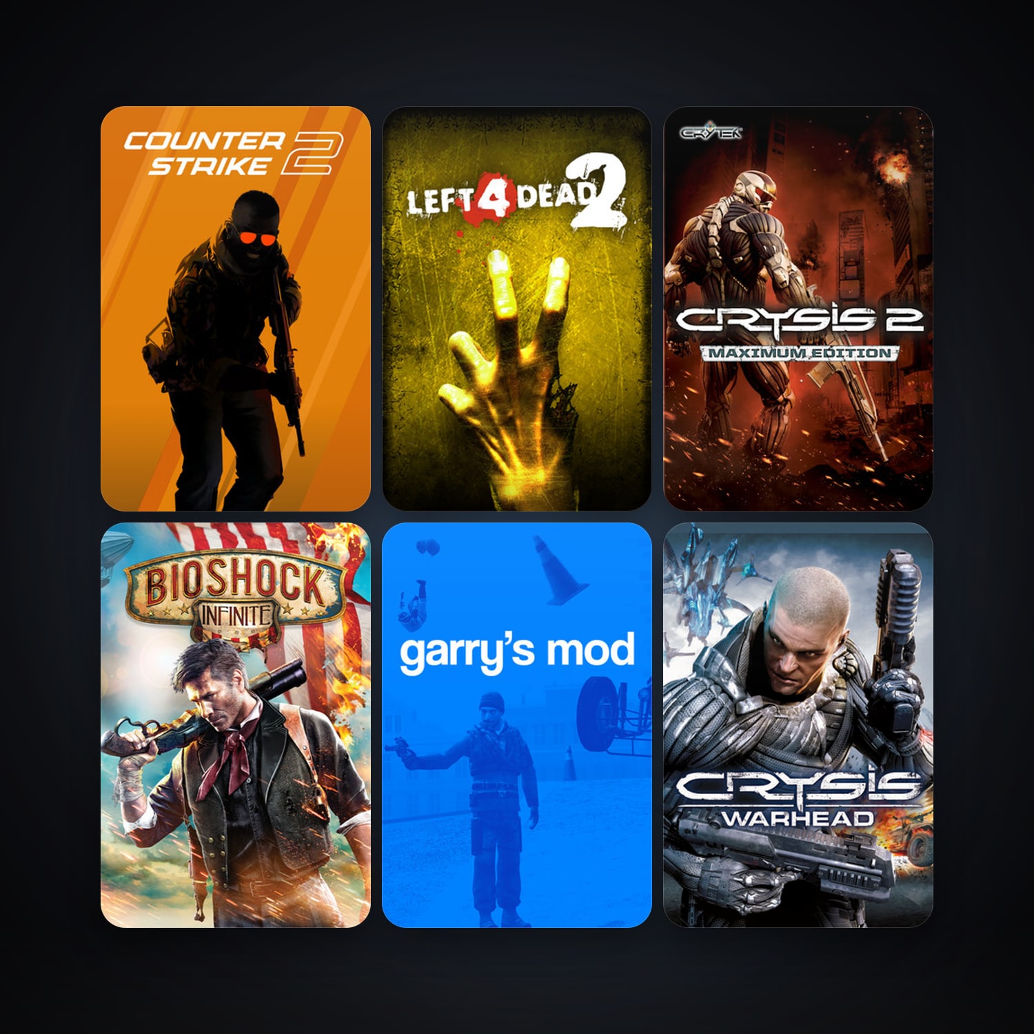 Left 4 Dead 2 + CS2 Prime, 10 games, clean — HabibiAccounts