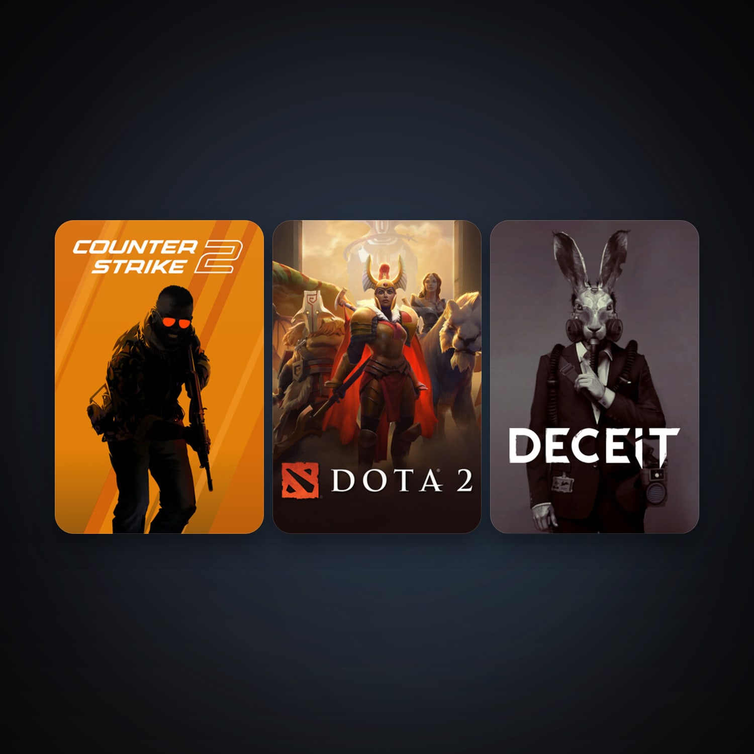 Dota 2 + CS2 Prime, 4 games, clean — HabibiAccounts