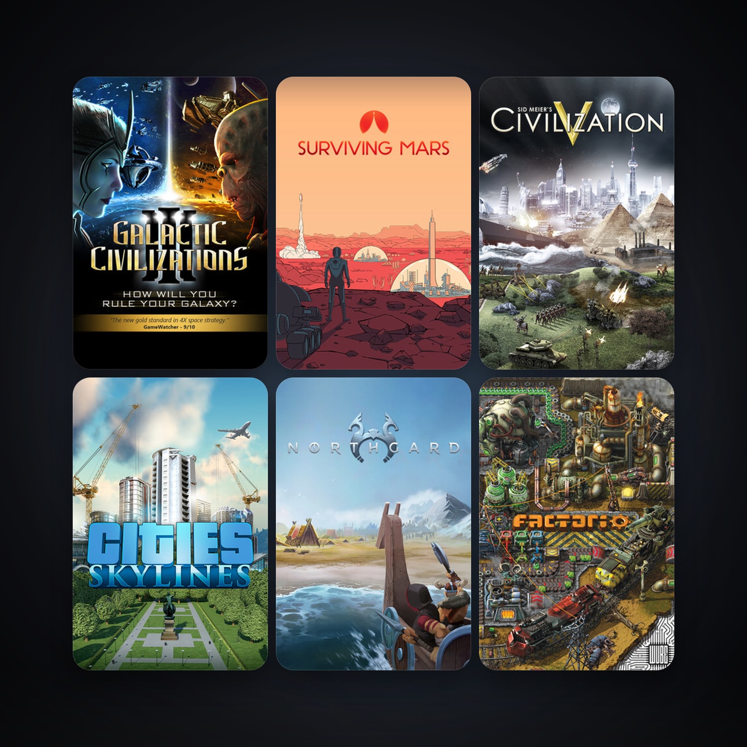 Sid Meier's Civilization V + Supreme Commander: Forged Alliance, 84 games, Steam 10, clean — HabibiAccounts