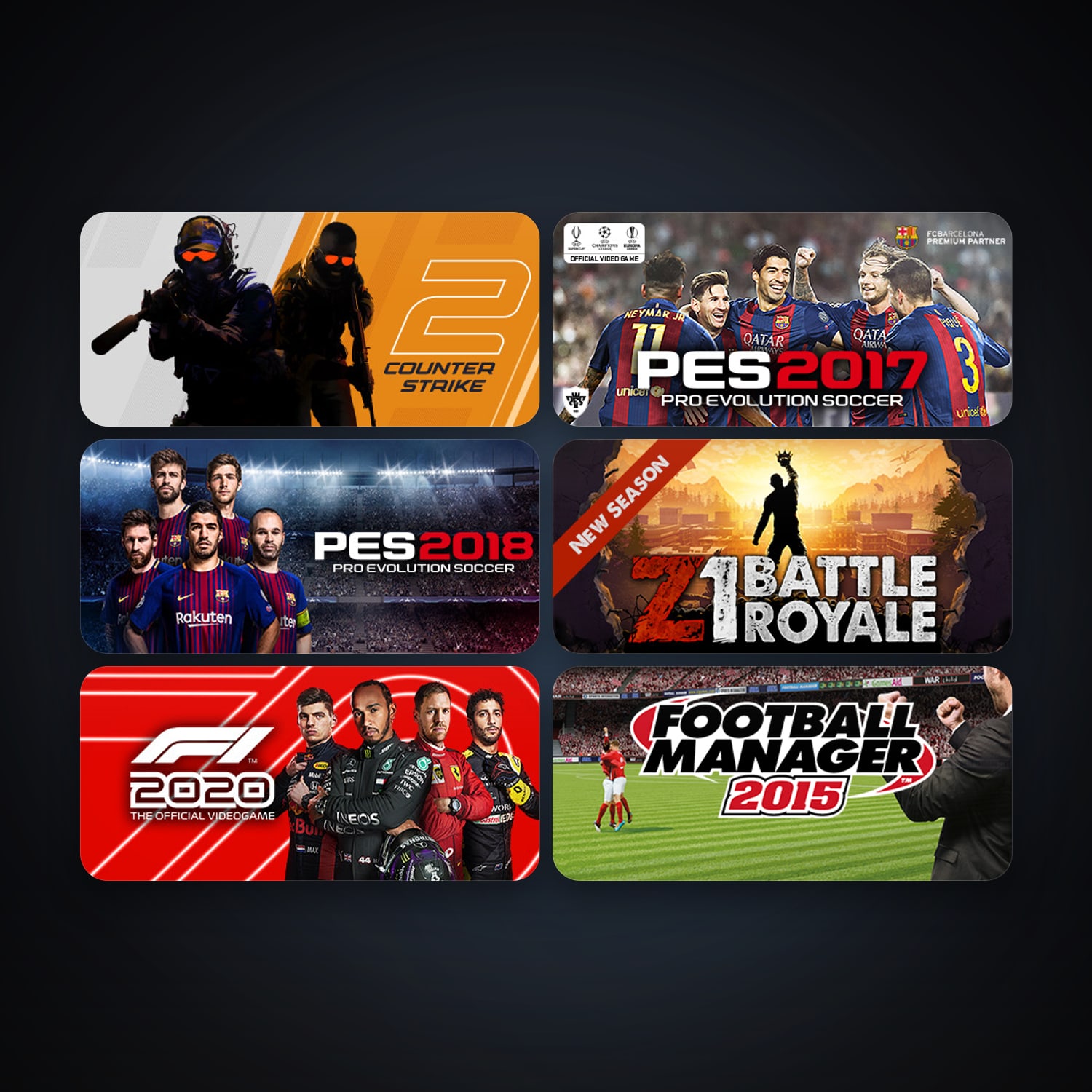 CS2 Prime + Football Manager 2015, 8 games, clean — HabibiAccounts
