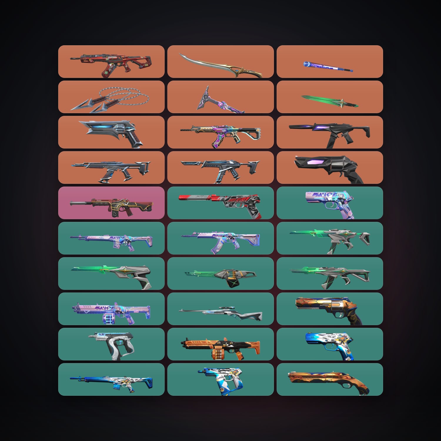 NA Bronze 3 locker — 5 knives, 38 skins, lvl 69 — HabibiAccounts